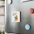 Hello Pineapple Summer Porcelain Magnet, Square