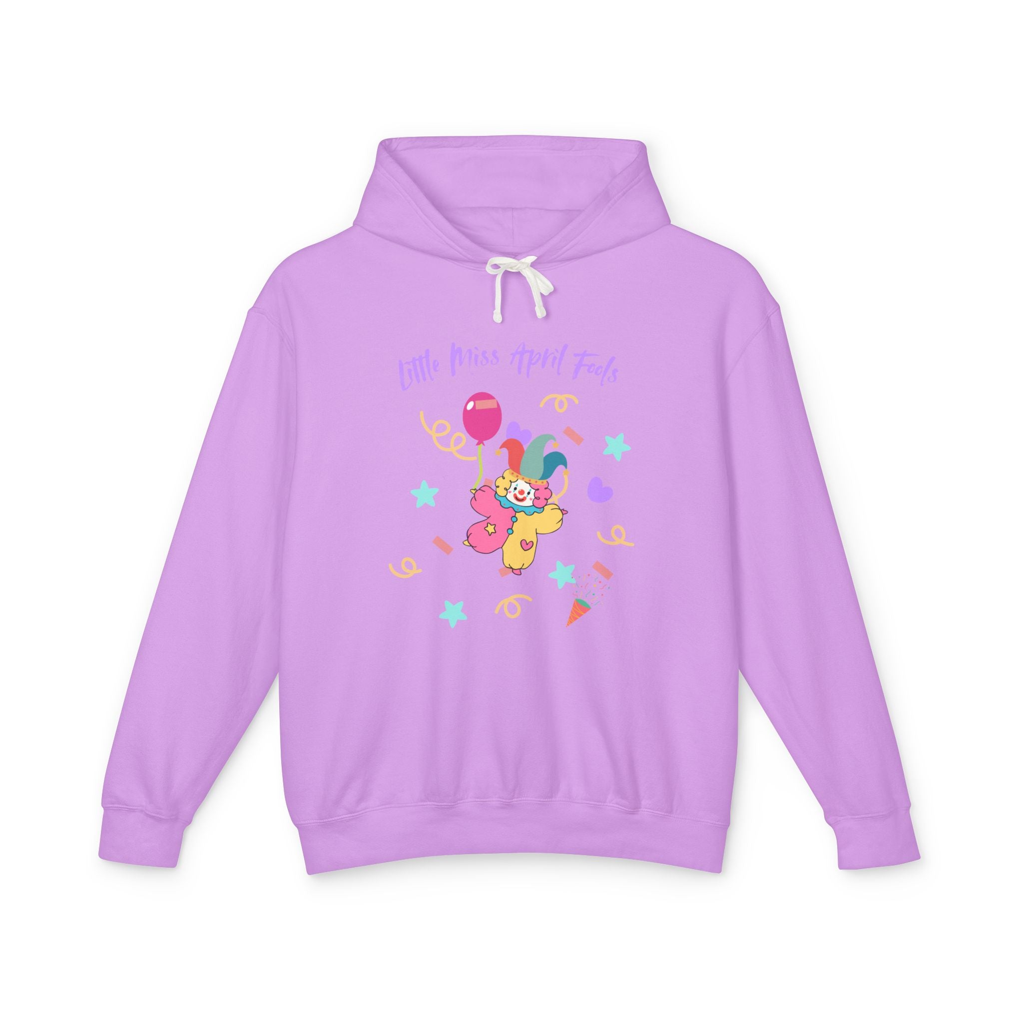 Little Miss April Fool's Day Unisex Lightweight Hooded Sweatshirt