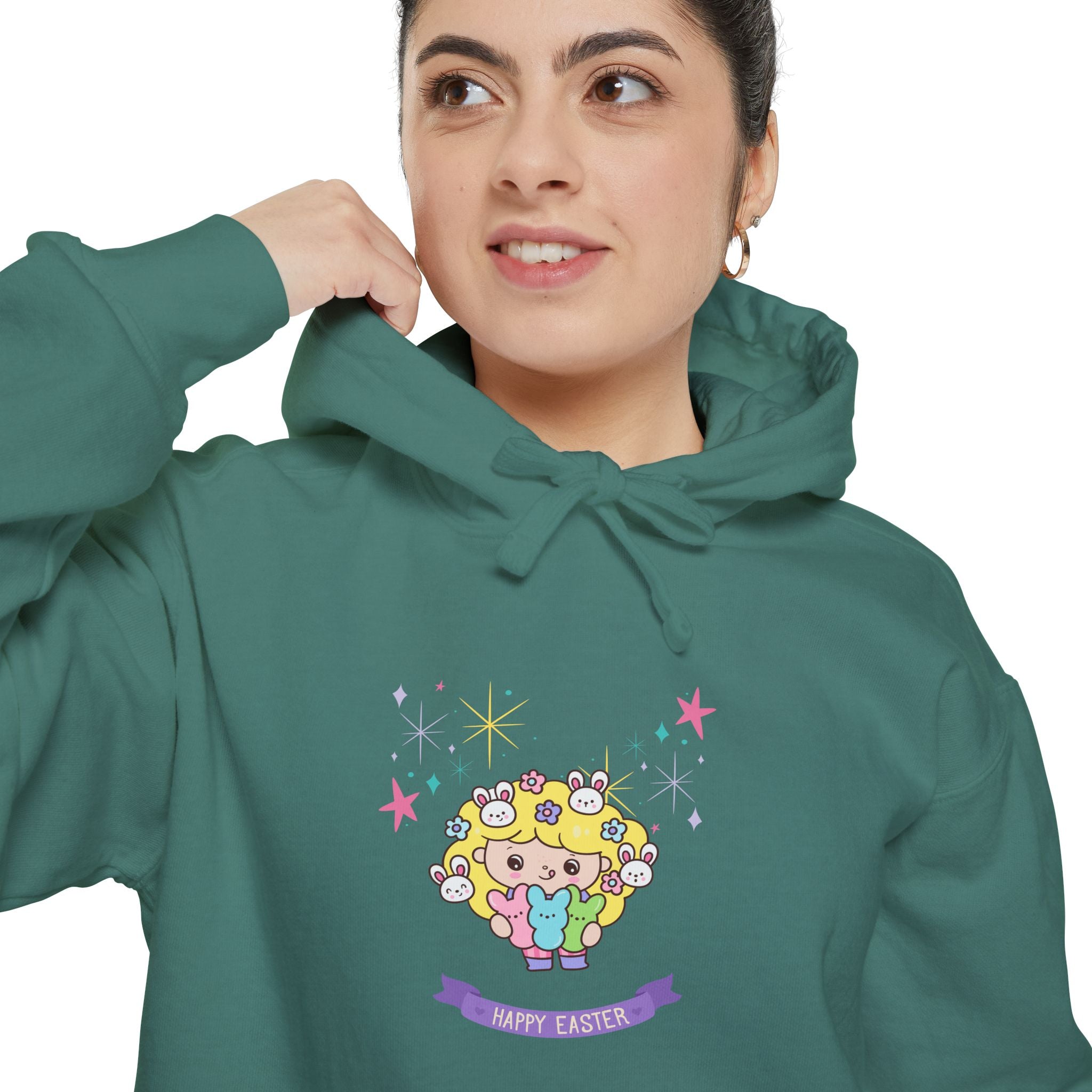 Easter Season Unisex Garment-Dye Hoodie