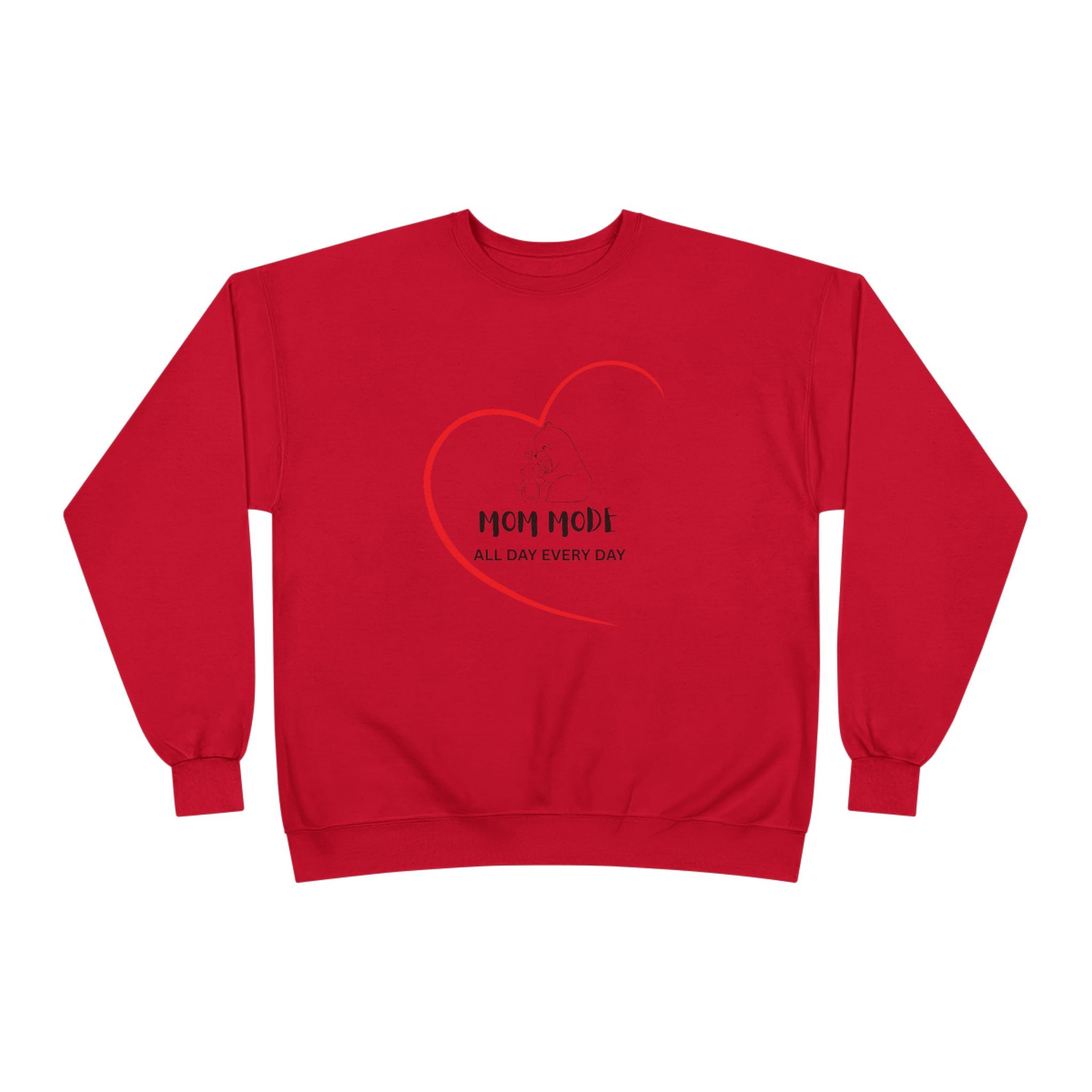 Mom Mode Eco-Friendly Crewneck Sweatshirt