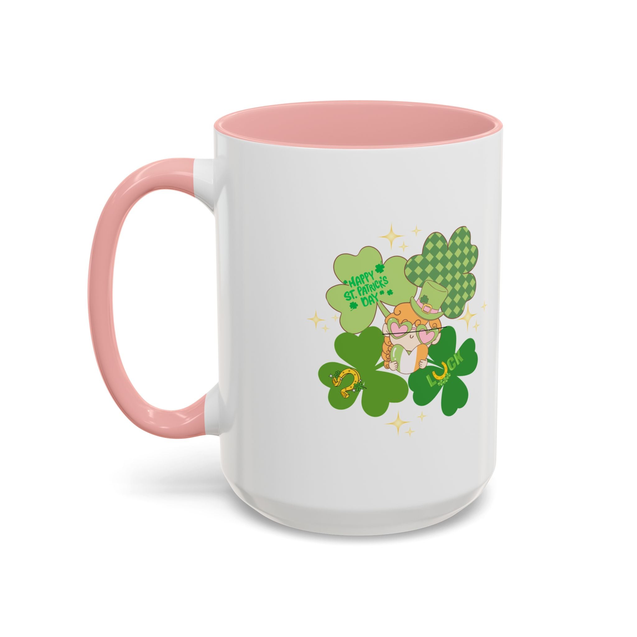 Retro St. Paddy's Day Accent Coffee Mug - 11oz & 15oz