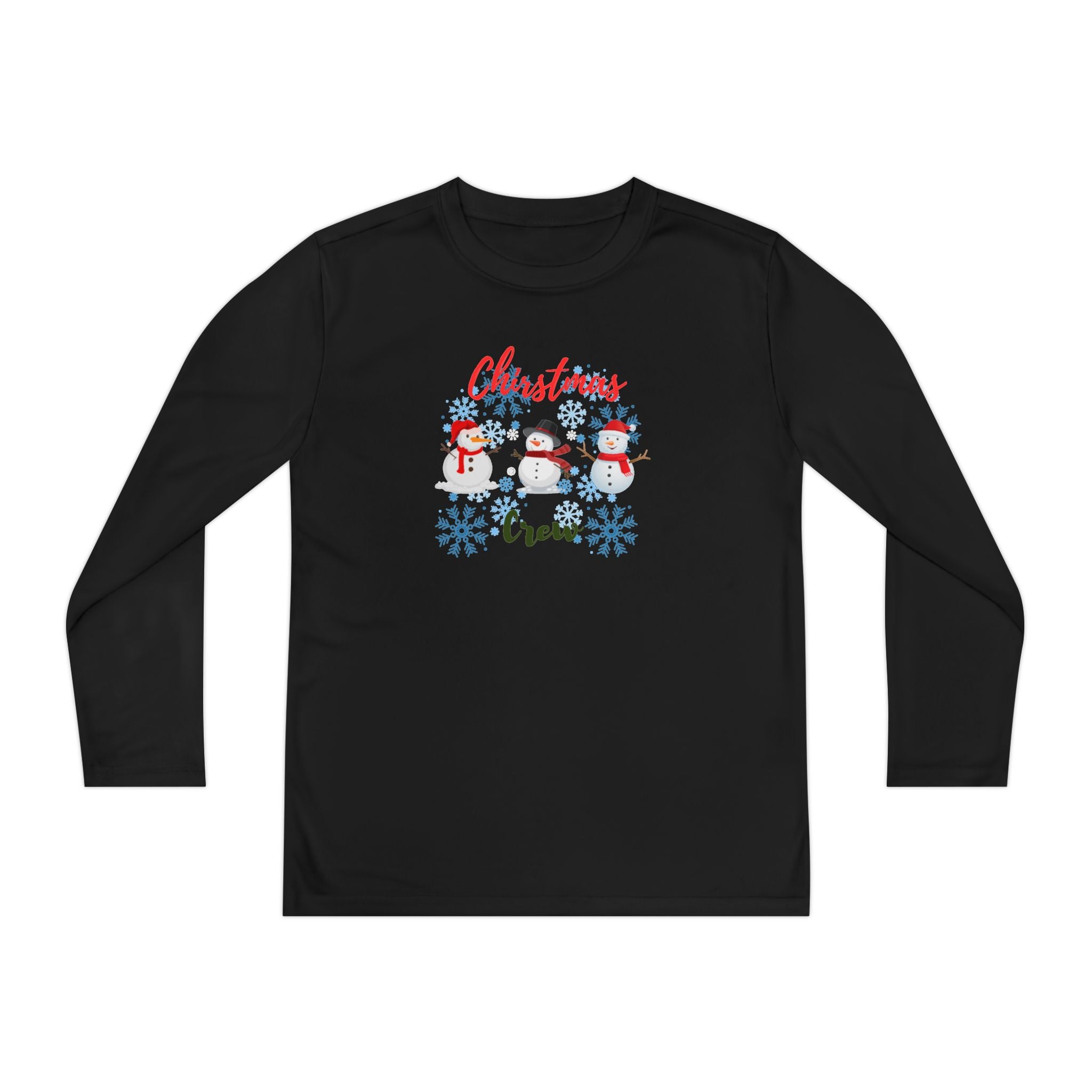 Christmas Crew Youth Long Sleeve Competitor Tee