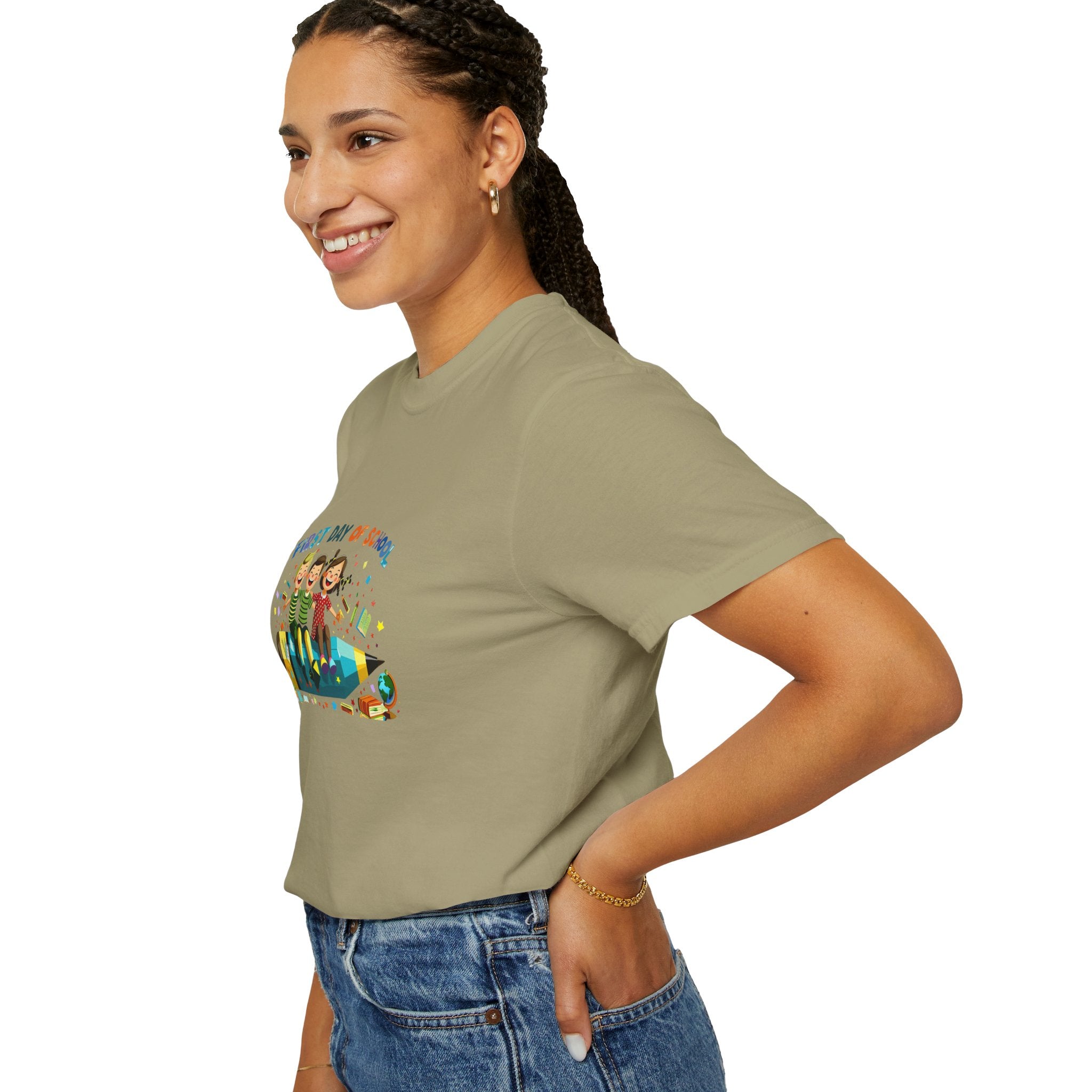 First Day of School Unisex Garment-Dyed T-Shirt