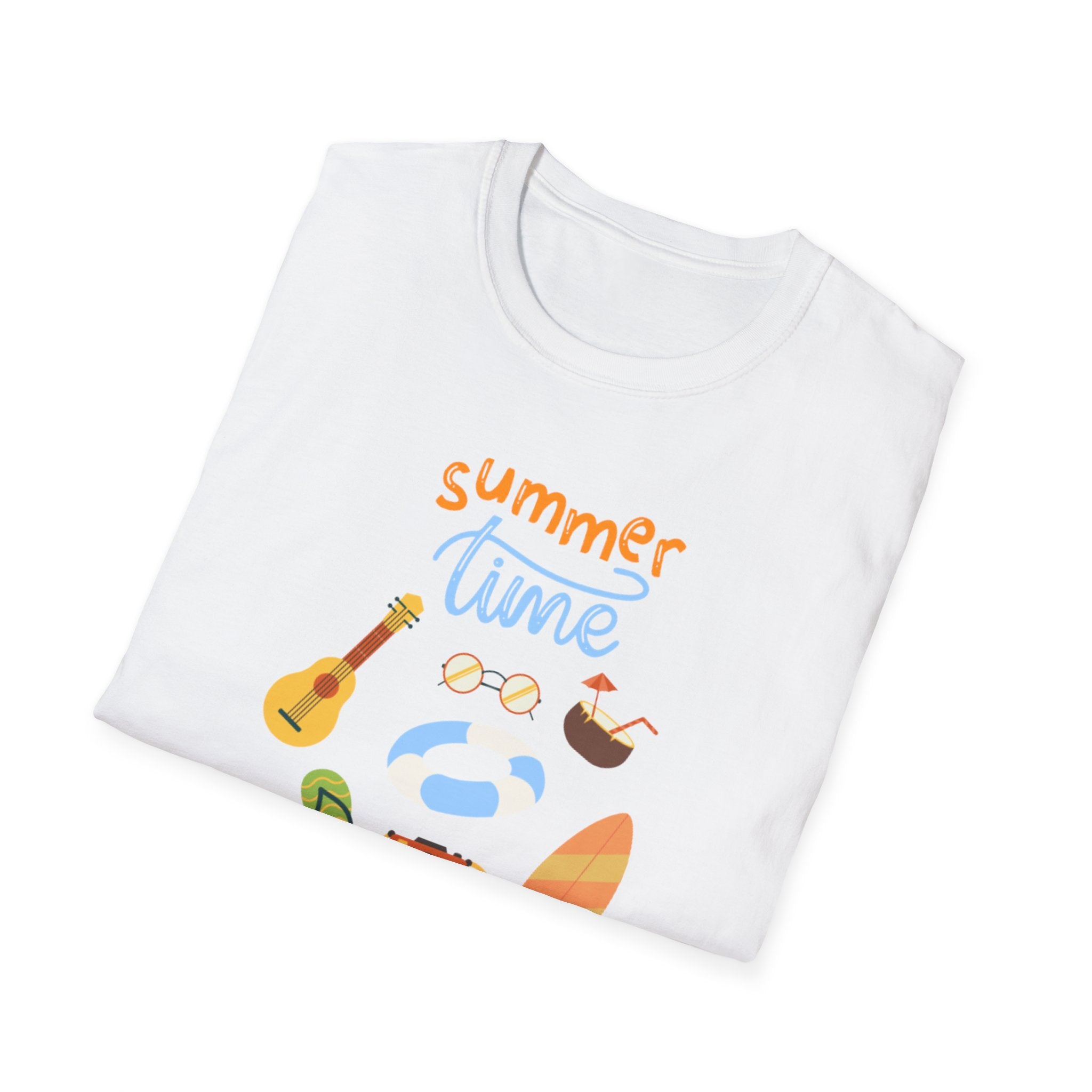 Summertime Fun Unisex Softstyle T-Shirt