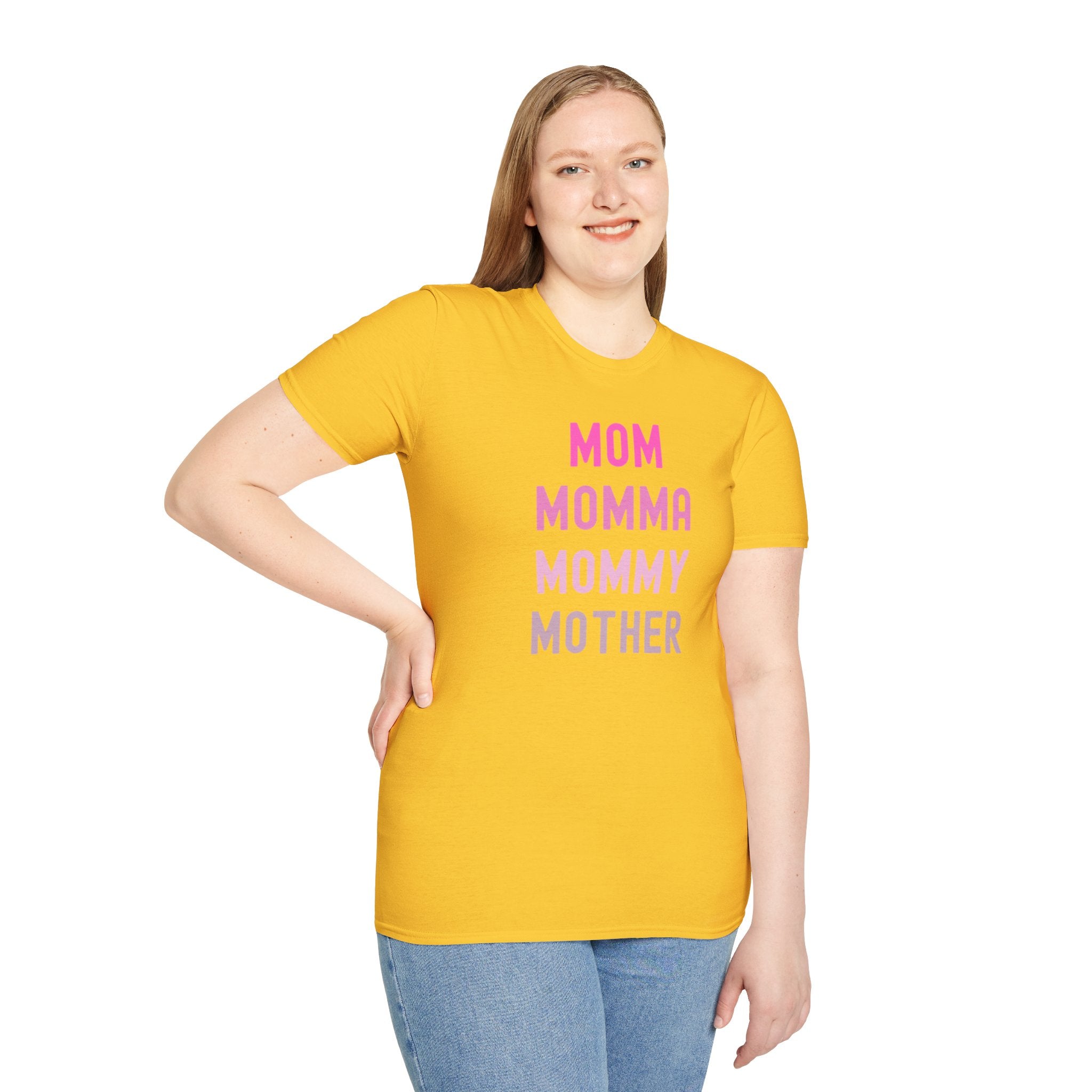 Mom Momma Mommy Mother Unisex Softstyle T-Shirt