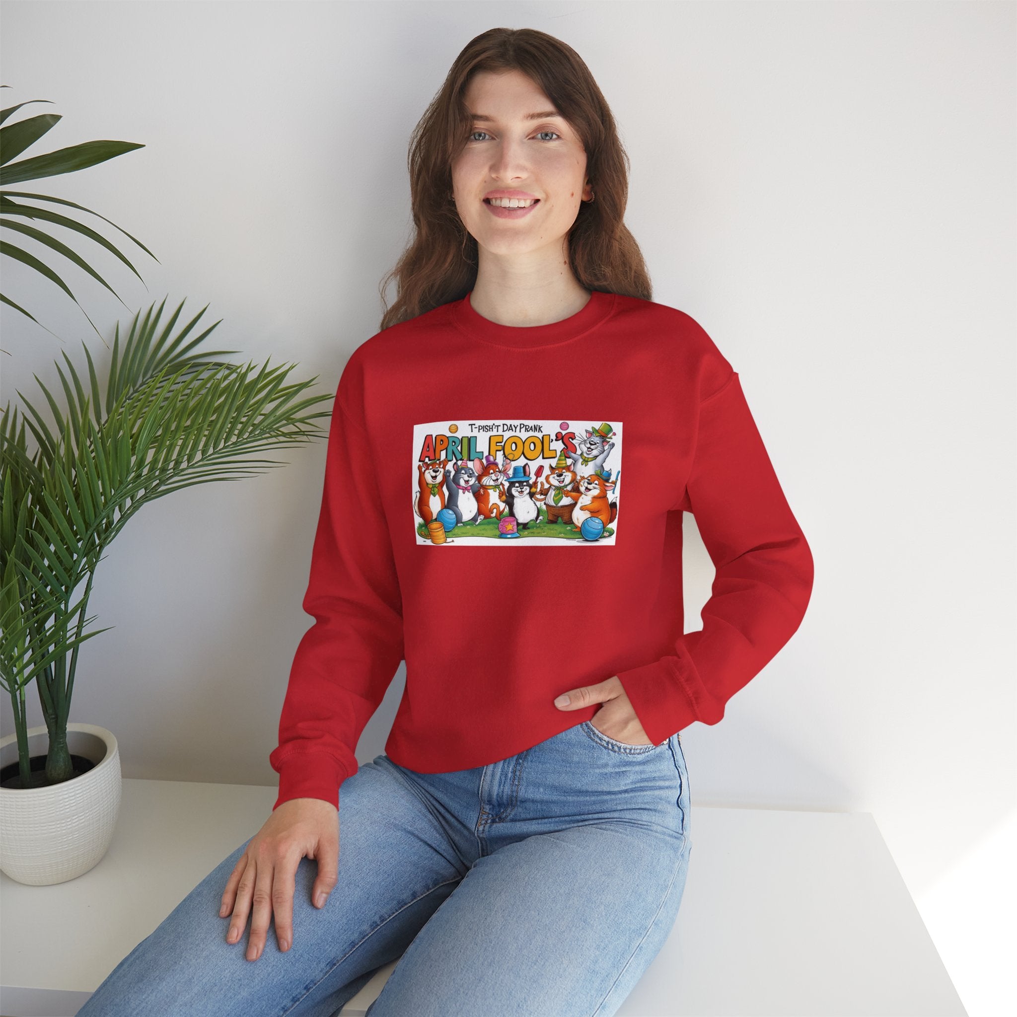 T-Pish'-T Day Prank Unisex Crewneck Sweatshirt