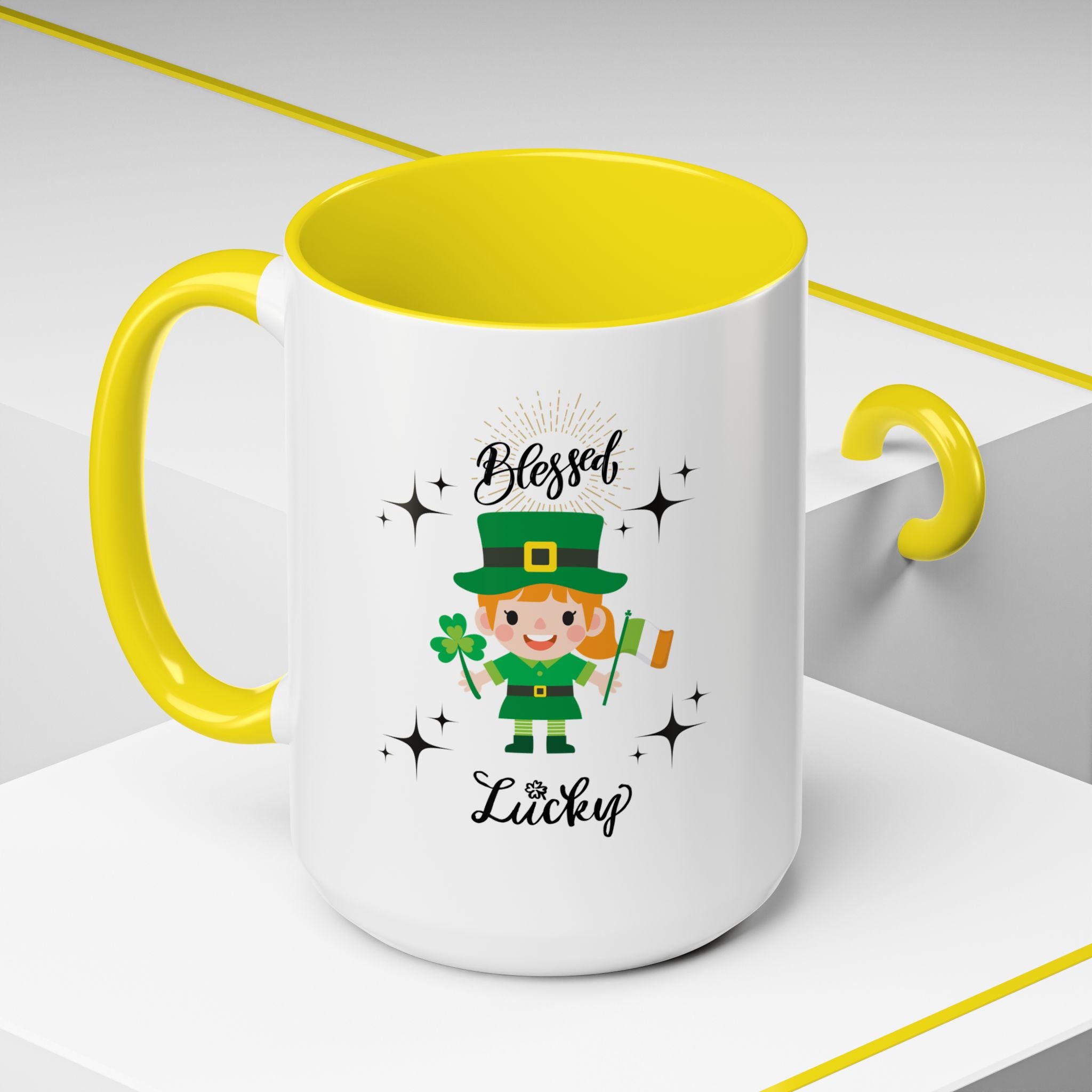 Blessed & Lucky St. Patrick's Day Coffee Mug