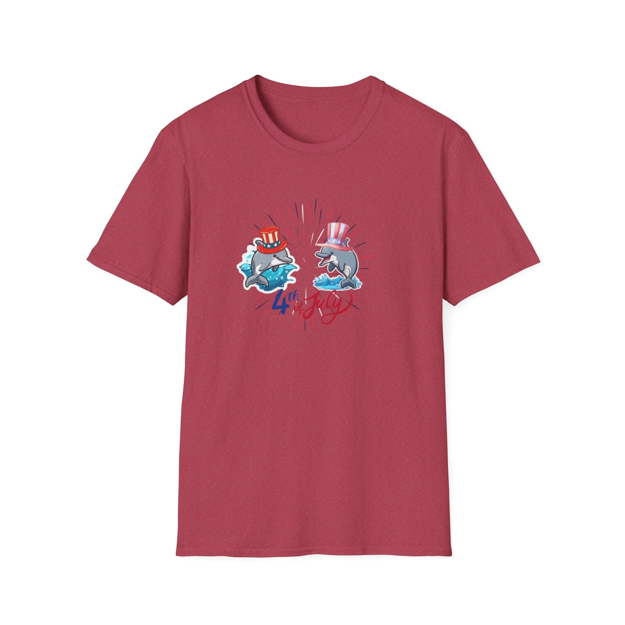 Splash 4th Of July Unisex Softstyle T-Shirt