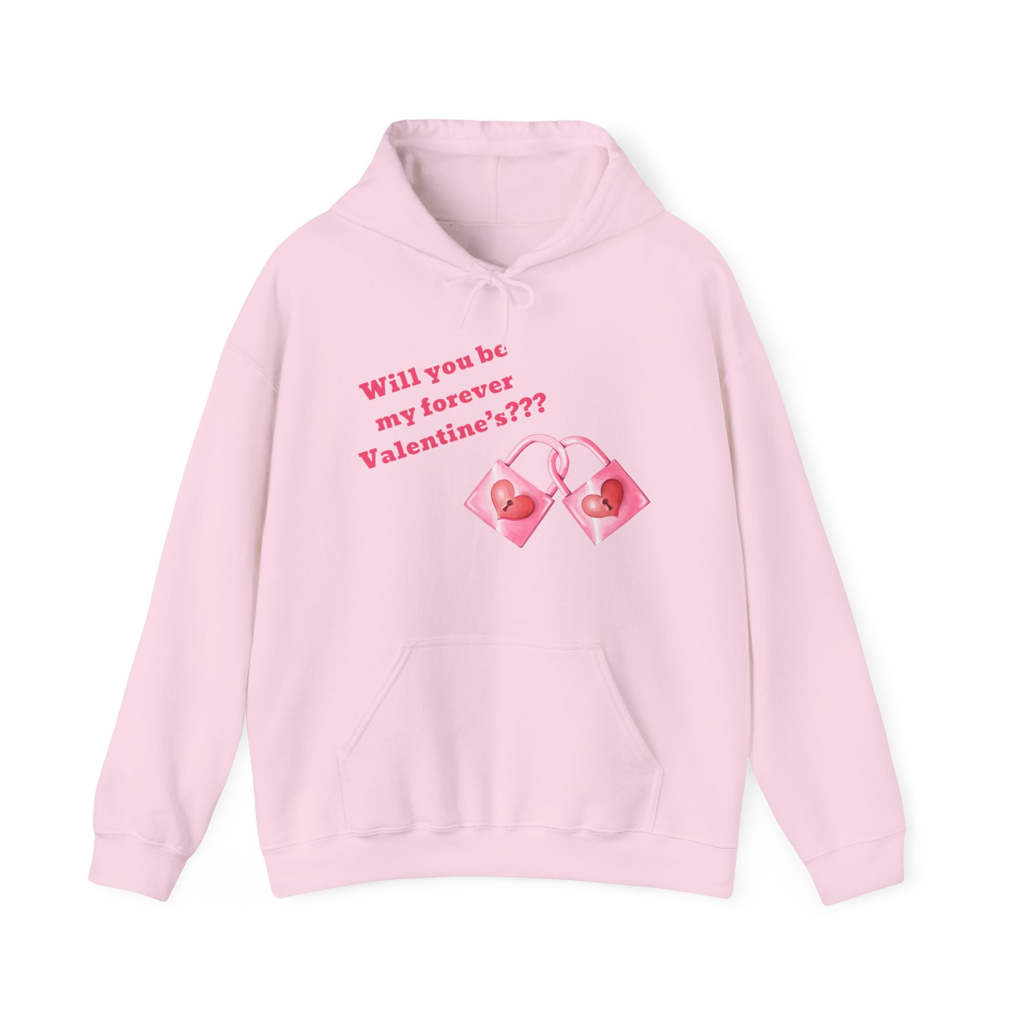 Will You Be My Forever Valentine?? Unisex Heavy Blend™ Hooded Sweatshirt