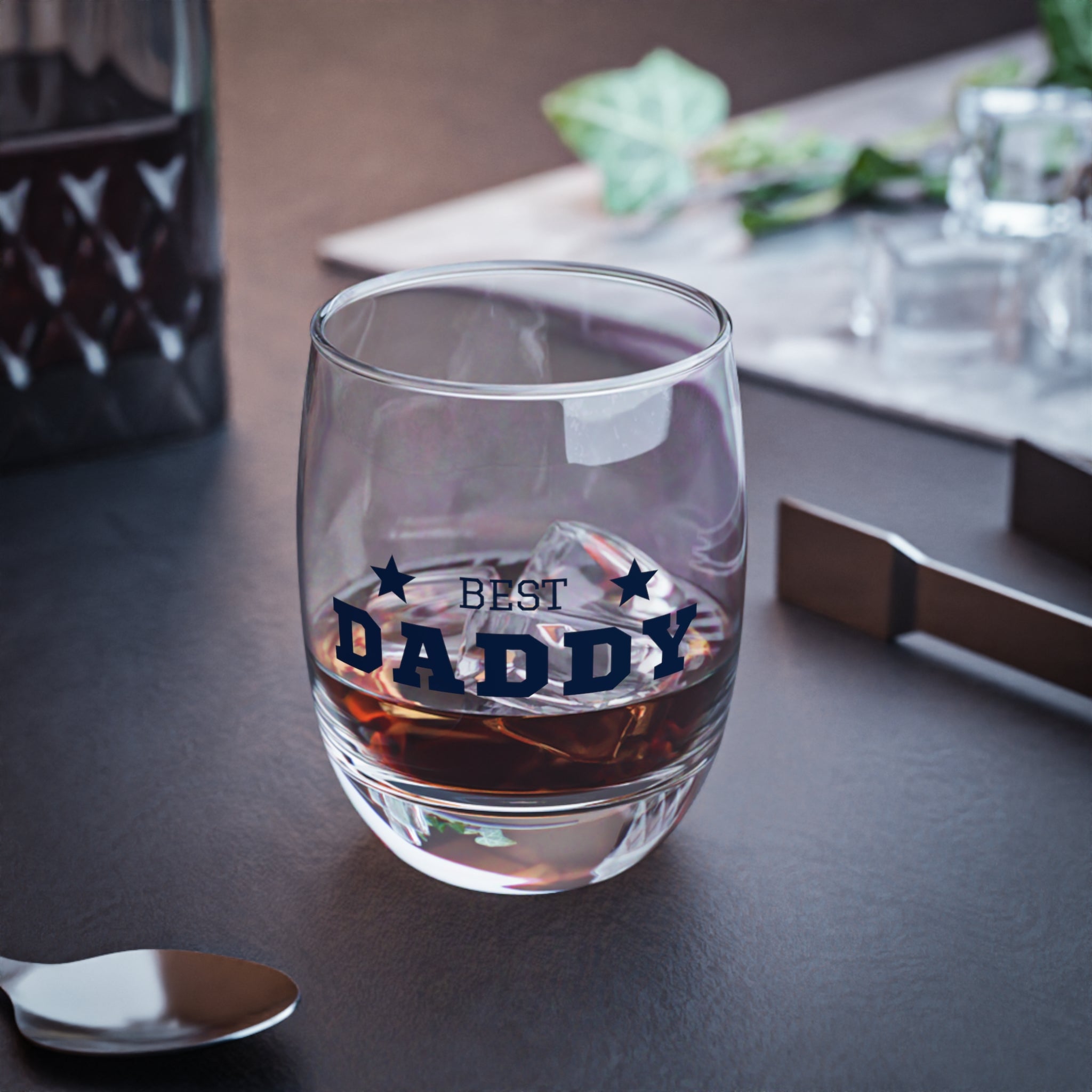 Happy Daddy's Day Whiskey Glass