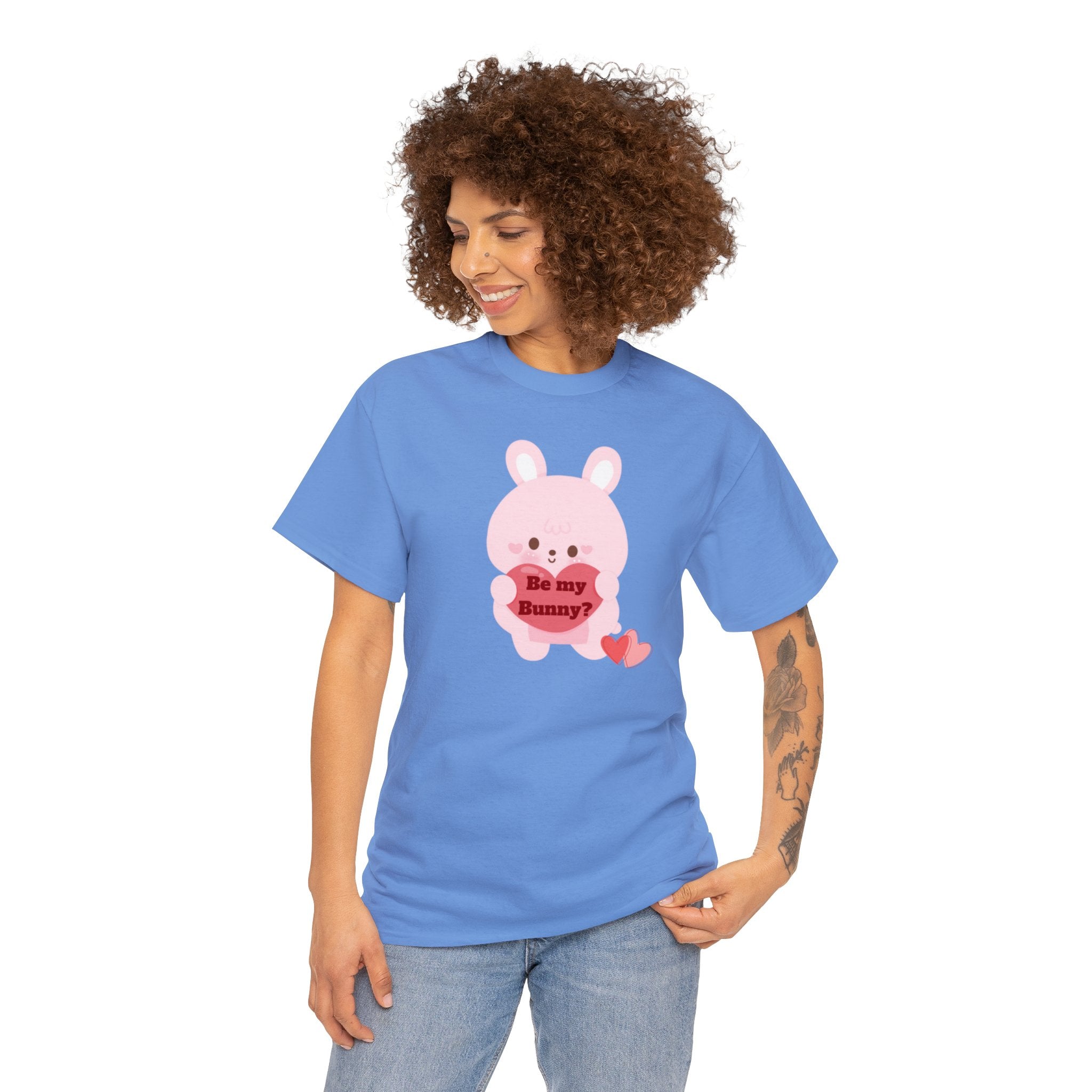 V-Day Bunny Unisex Heavy Cotton Tee