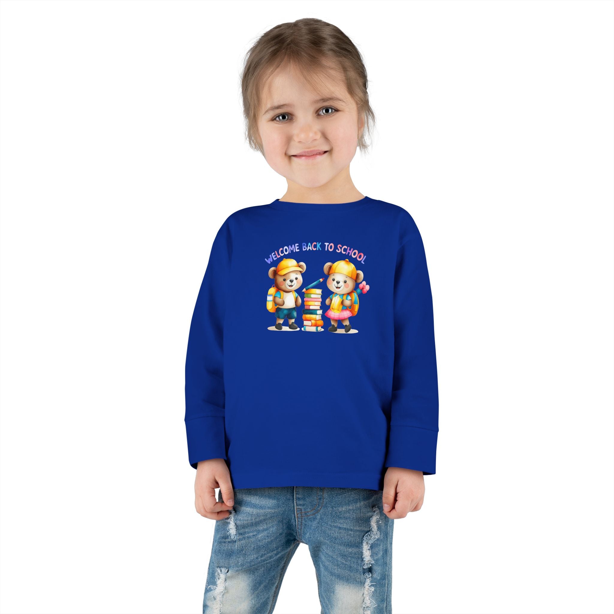 Welcome Back to School Toddler Long Sleeve Tee