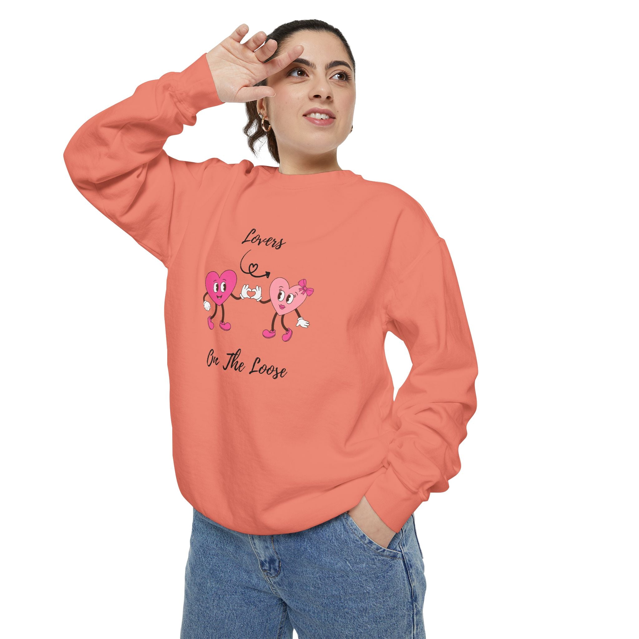 Lovers On The Loose Unisex Garment-Dyed Sweatshirt