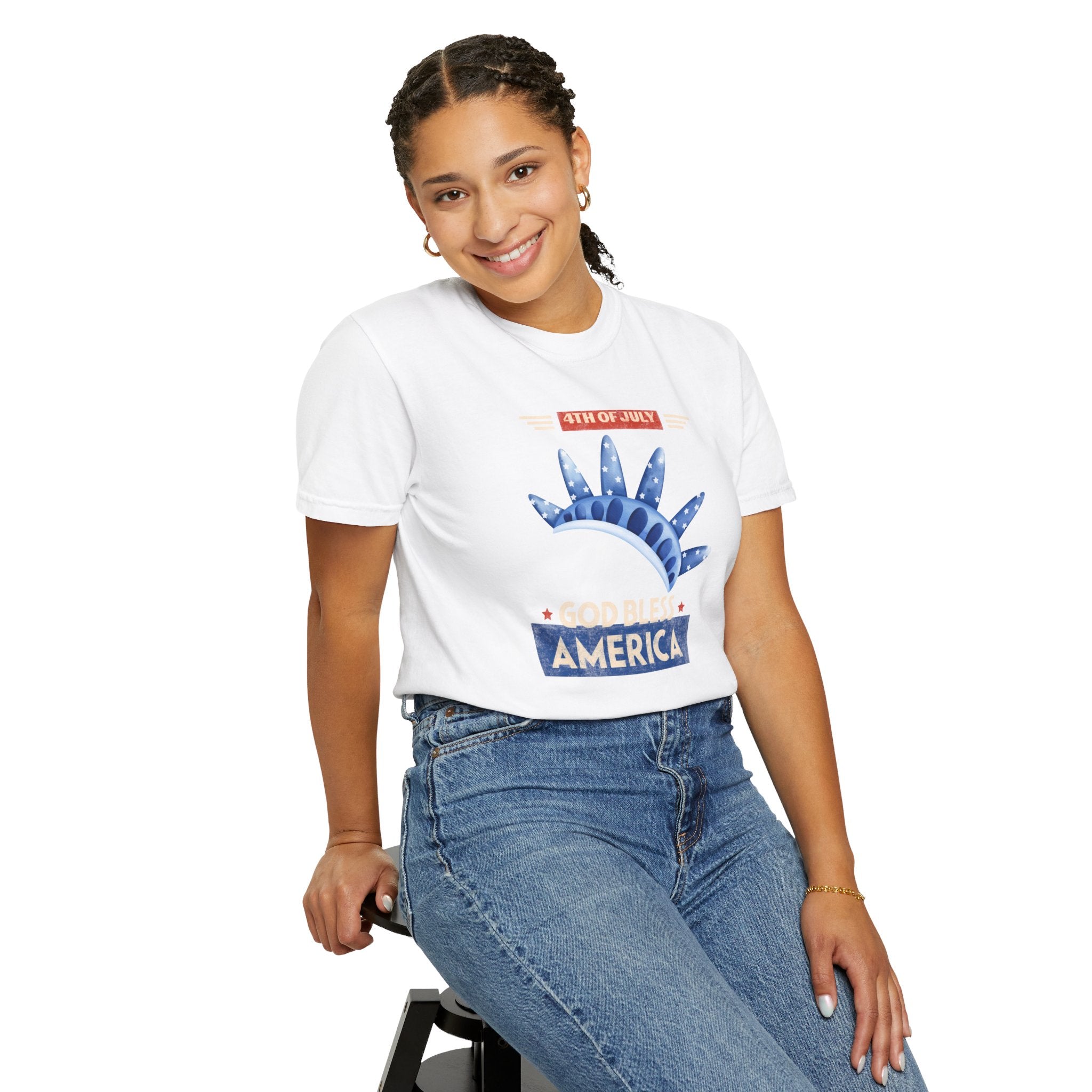 God Bless America Unisex Garment-Dyed T-shirt