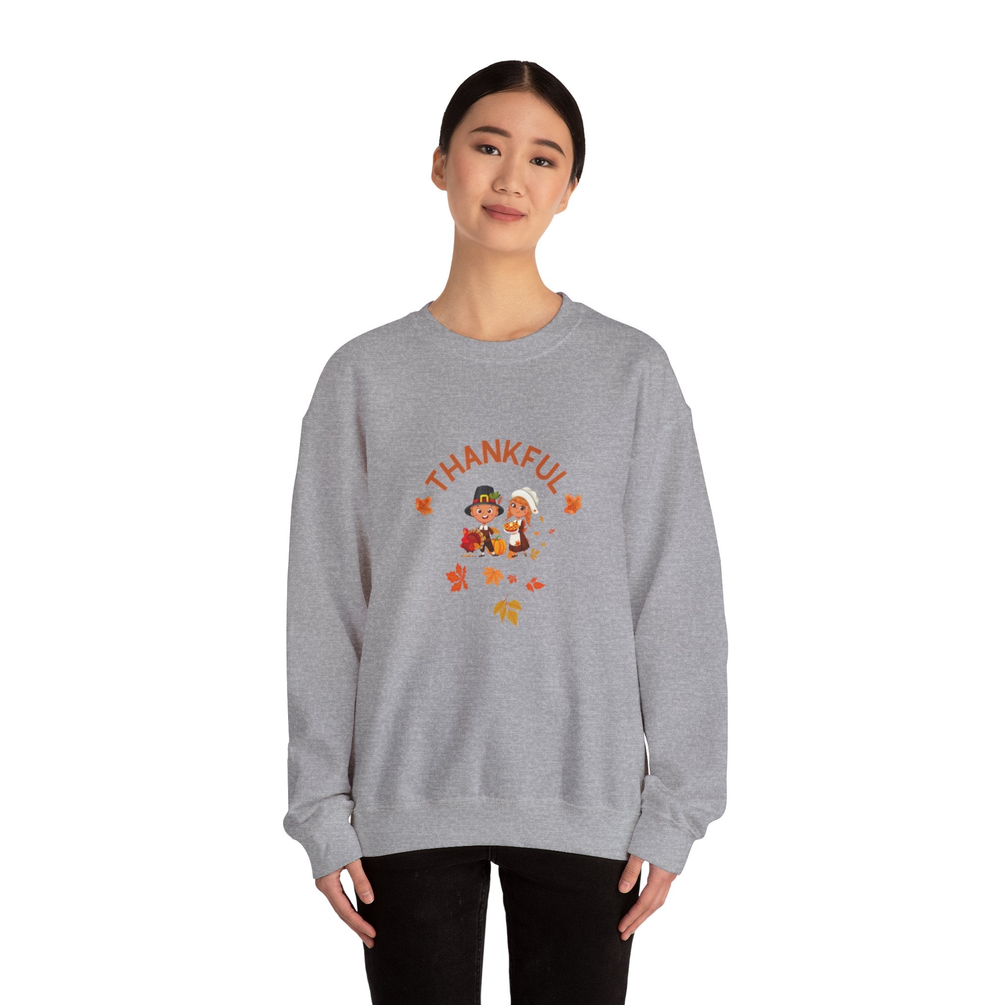 Pilgrims Turkey Day Unisex Heavy Blend™ Crewneck Sweatshirt