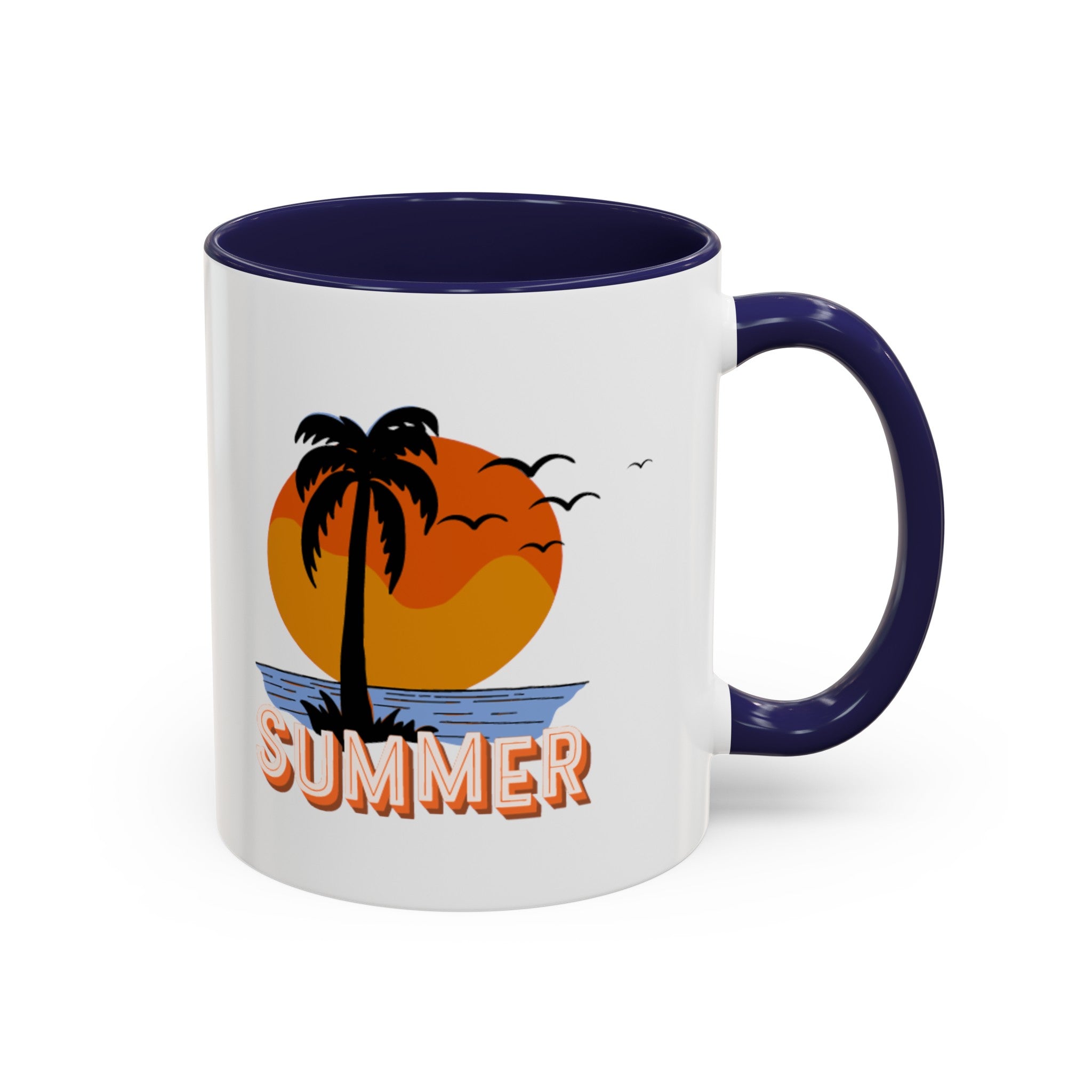 Summer Sunset Accent Coffee Mug (11, 15oz)