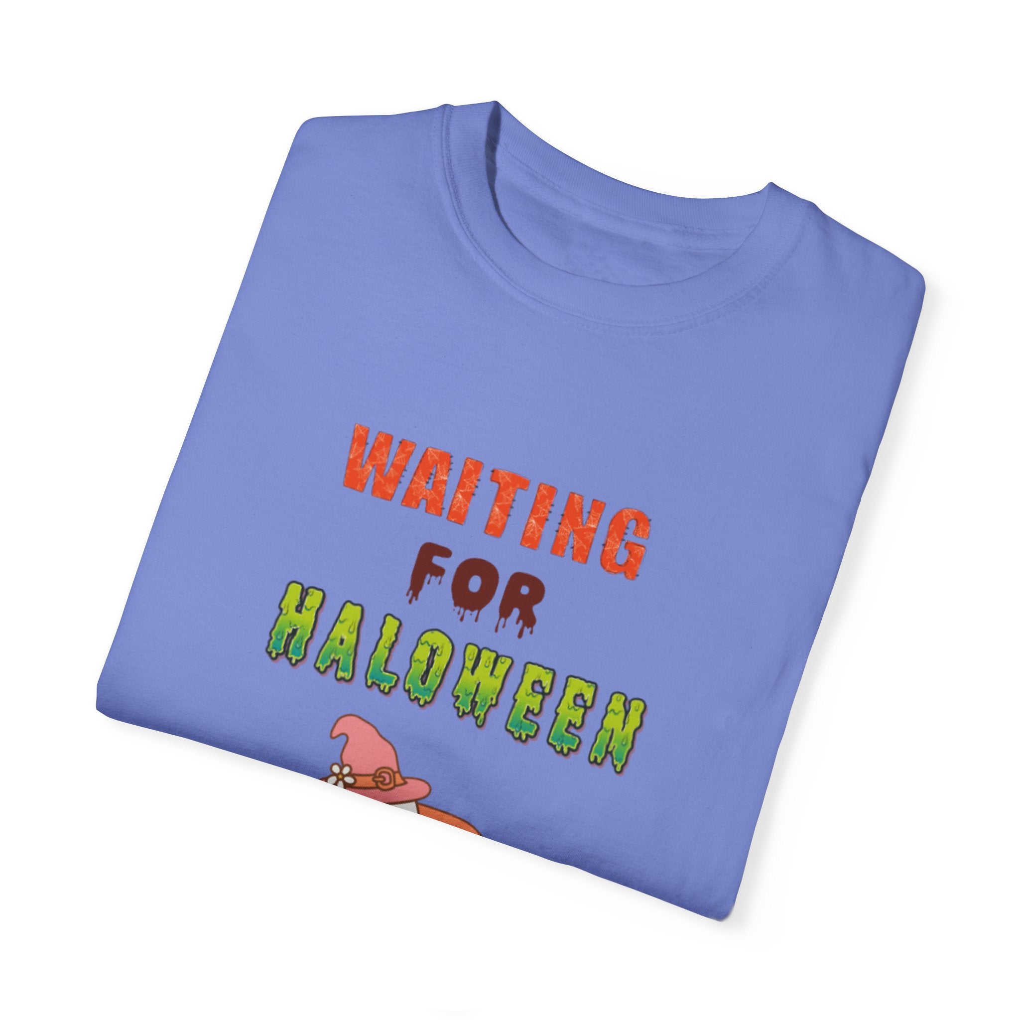 Waiting For Halloween Unisex Garment-Dyed T-shirt