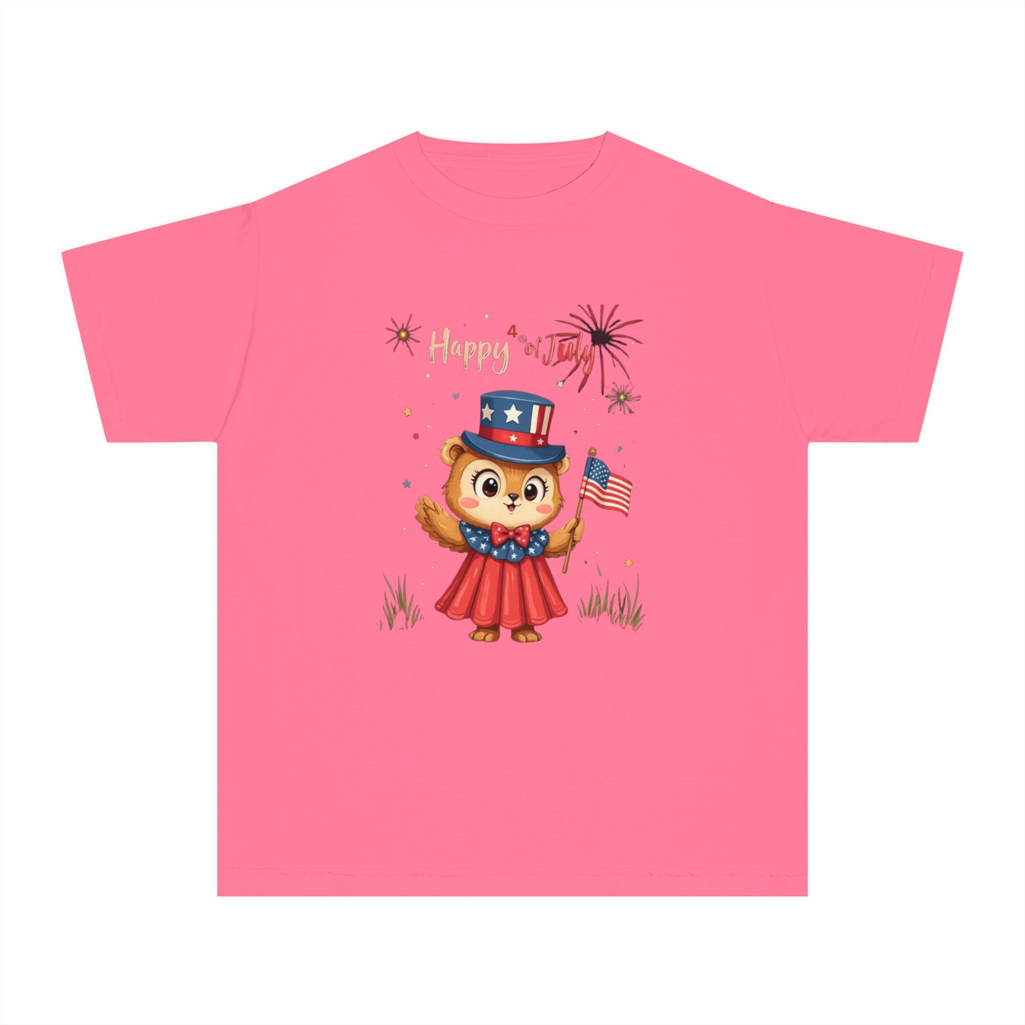 Happy Independence Day Youth Midweight Tee