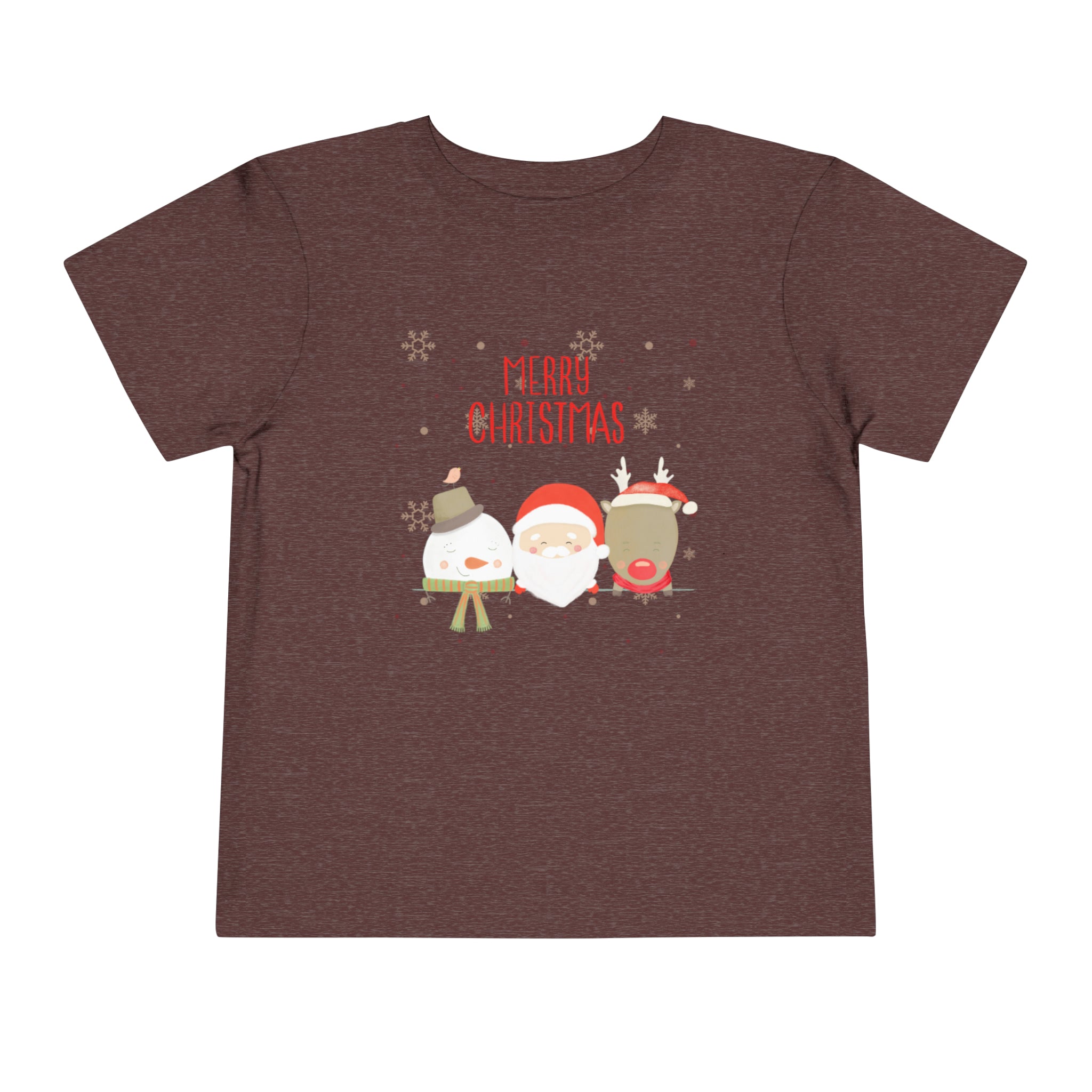 Merry Xmas Crew Toddler Short Sleeve Tee