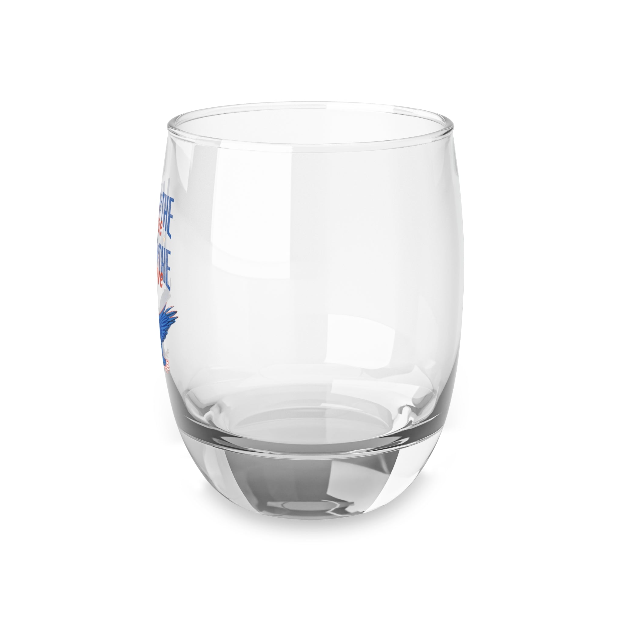 Land Of The Free Home Of The Brave Whiskey Glass