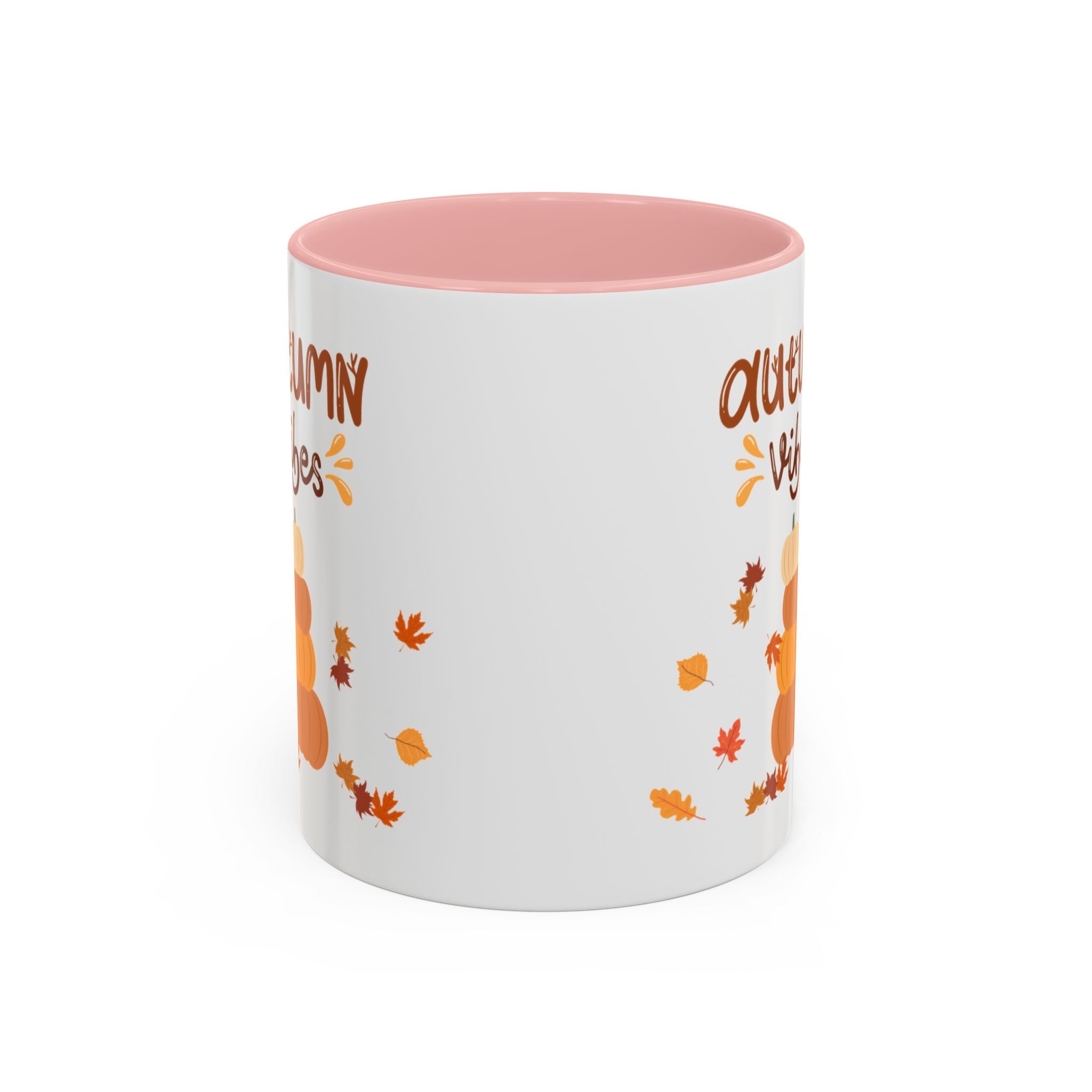 Autumn Vibes Accent Coffee Mug (11, 15oz)