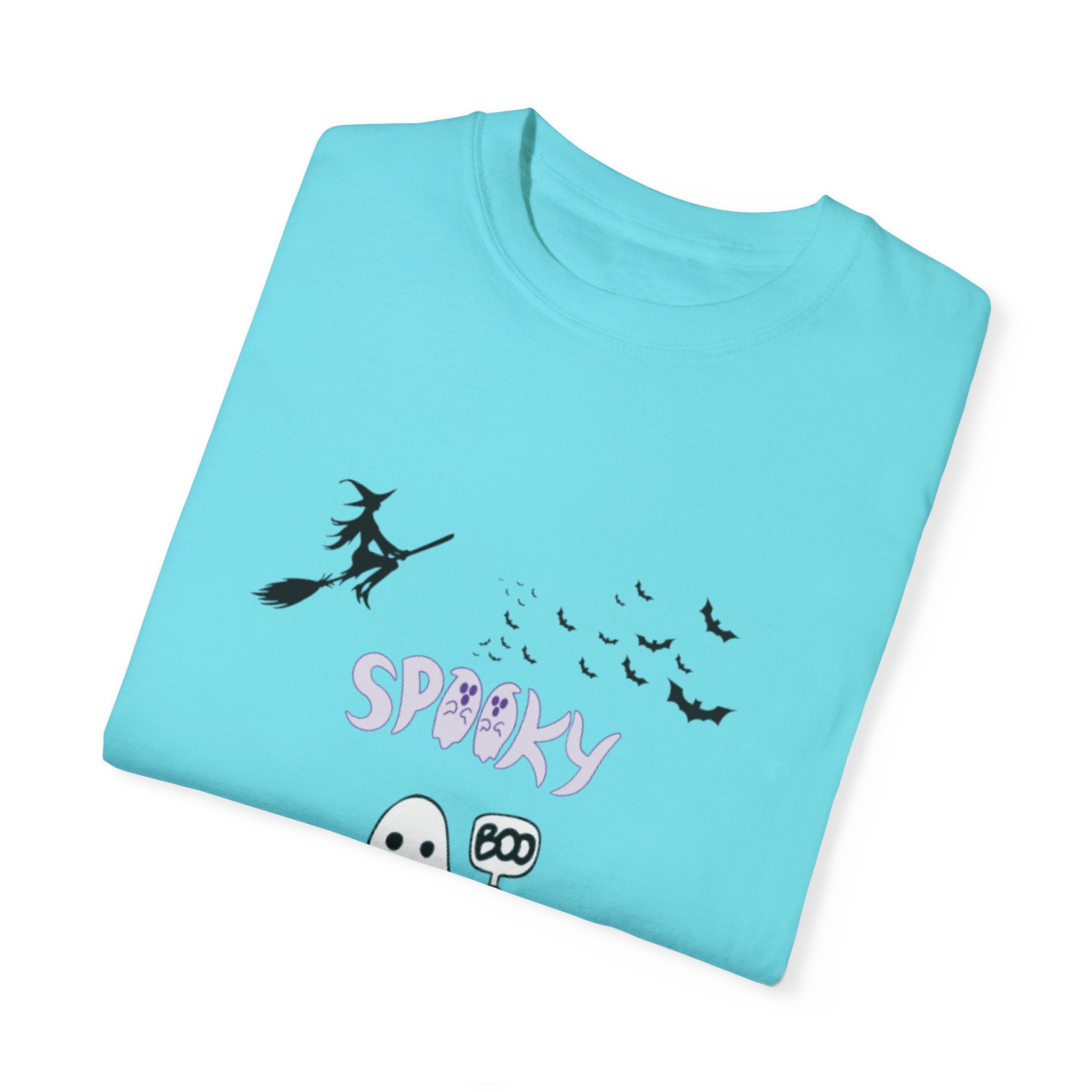 Spooky Boo Unisex Garment-Dyed T-shirt