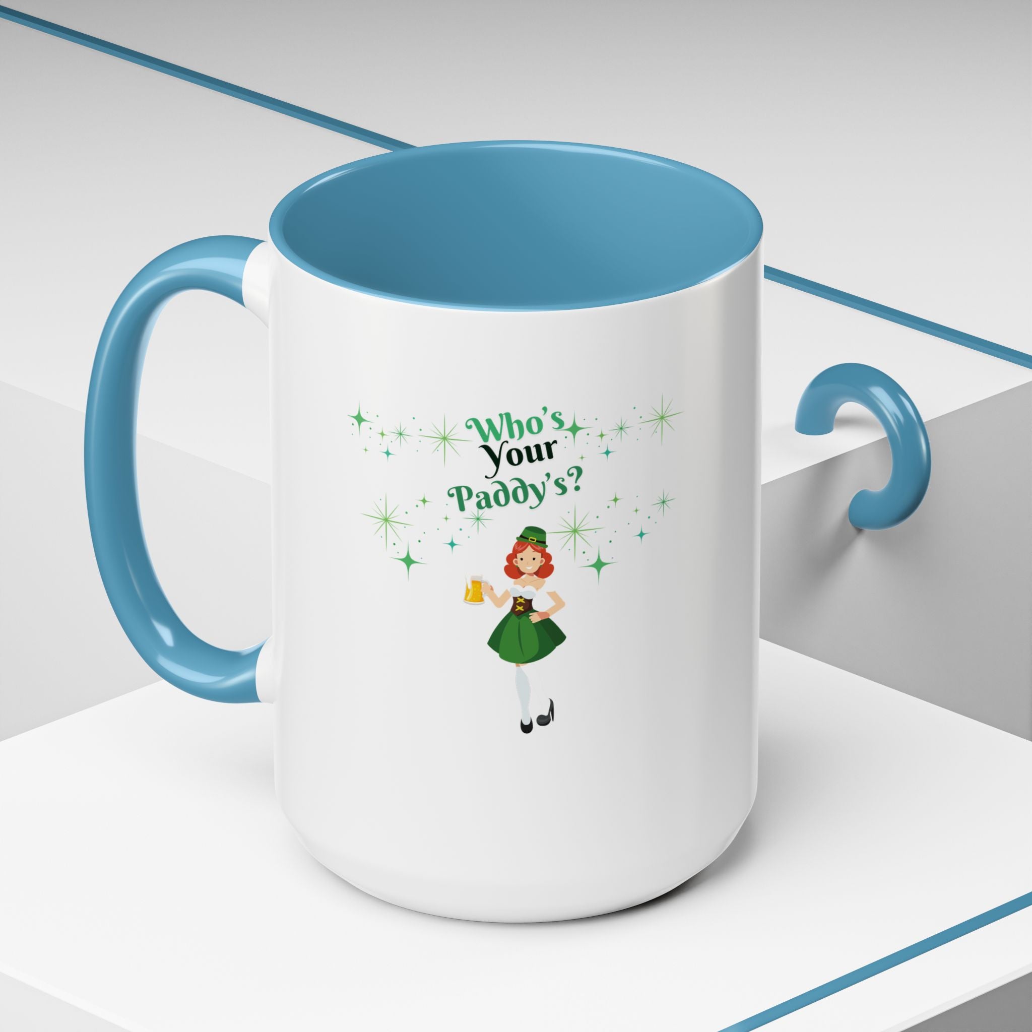 Who's Your Paddy's? Accent Coffee Mug