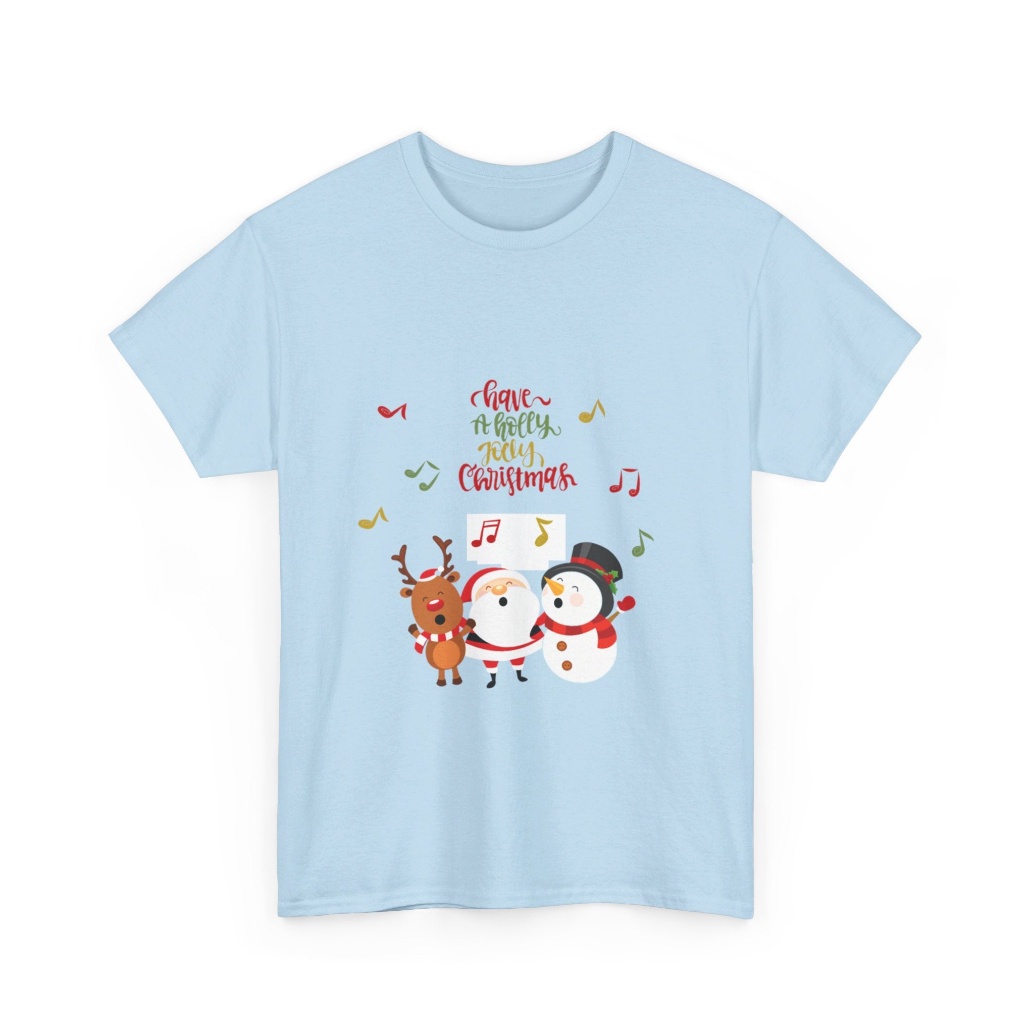 Have A Holly Jolly Christmas Unisex Heavy Cotton Tee