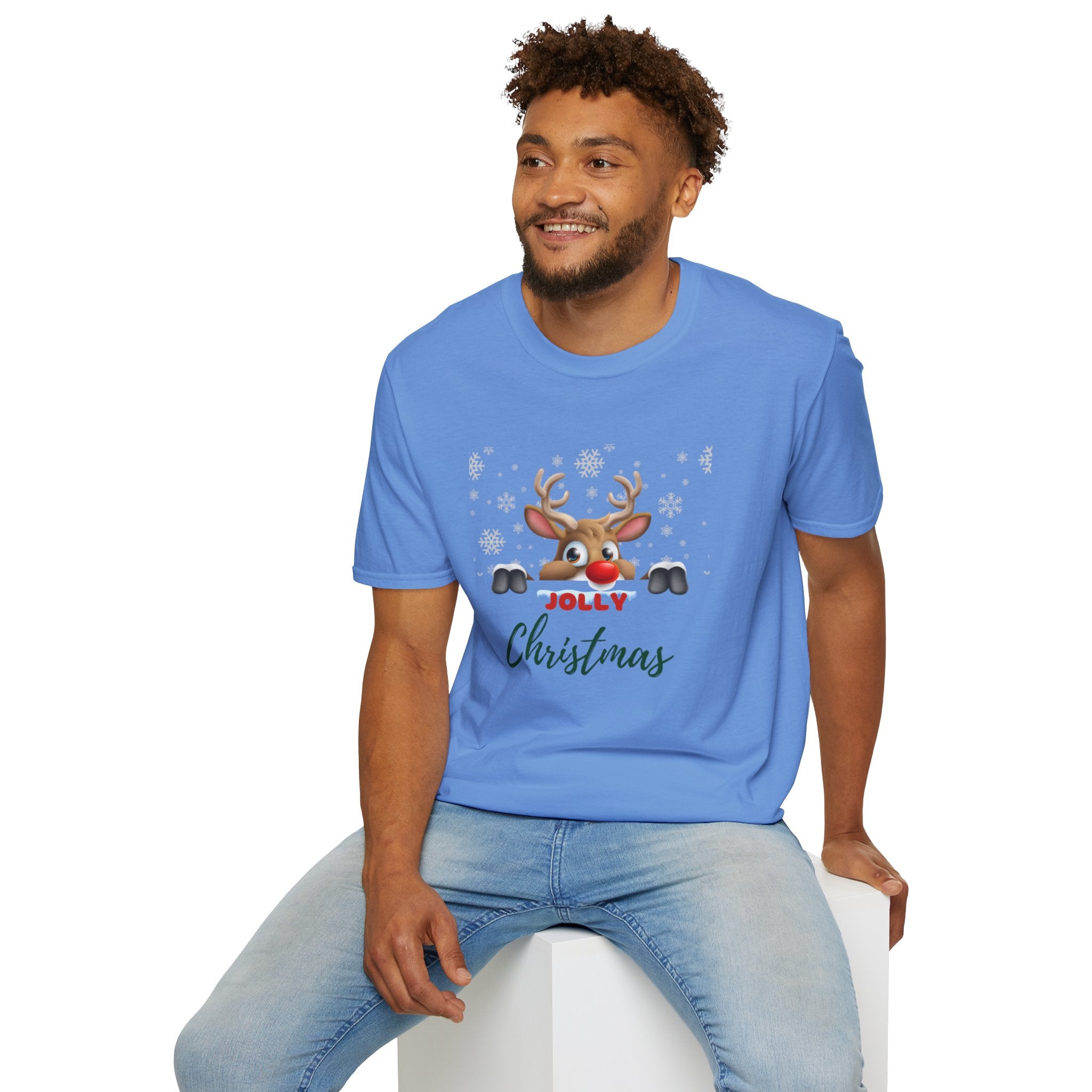 Jolly Christmas Unisex Softstyle T-Shirt