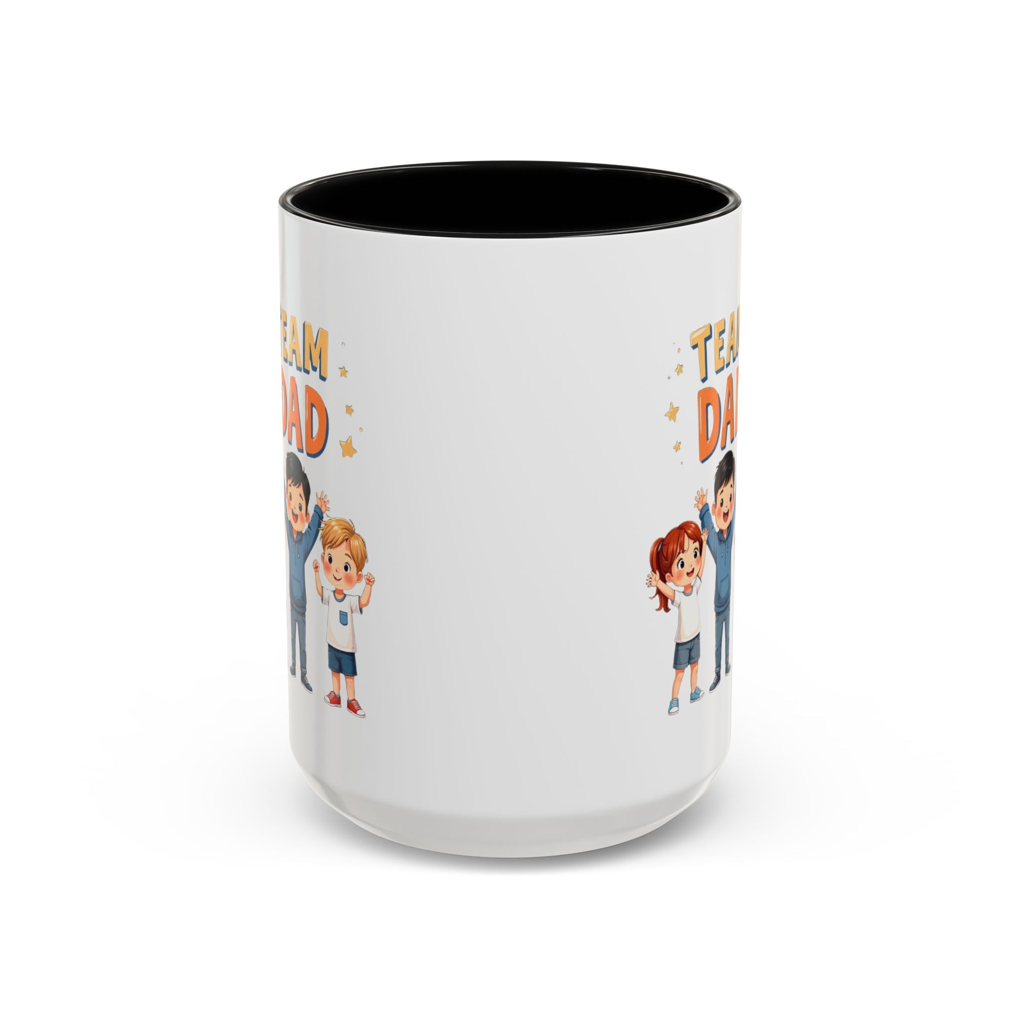 Team Dad Accent Coffee Mug