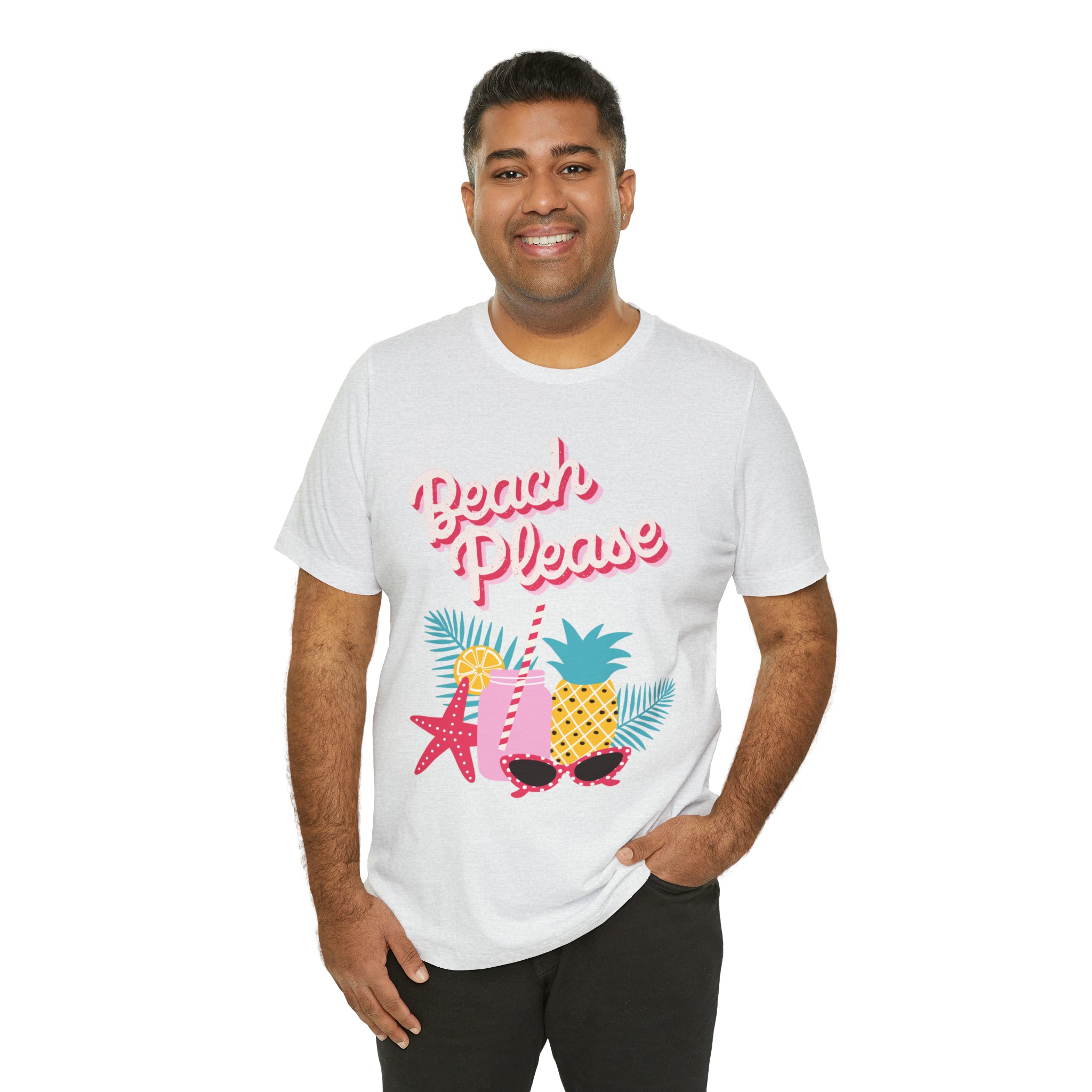 Beach Please Unisex Jersey Short Sleeve Tee