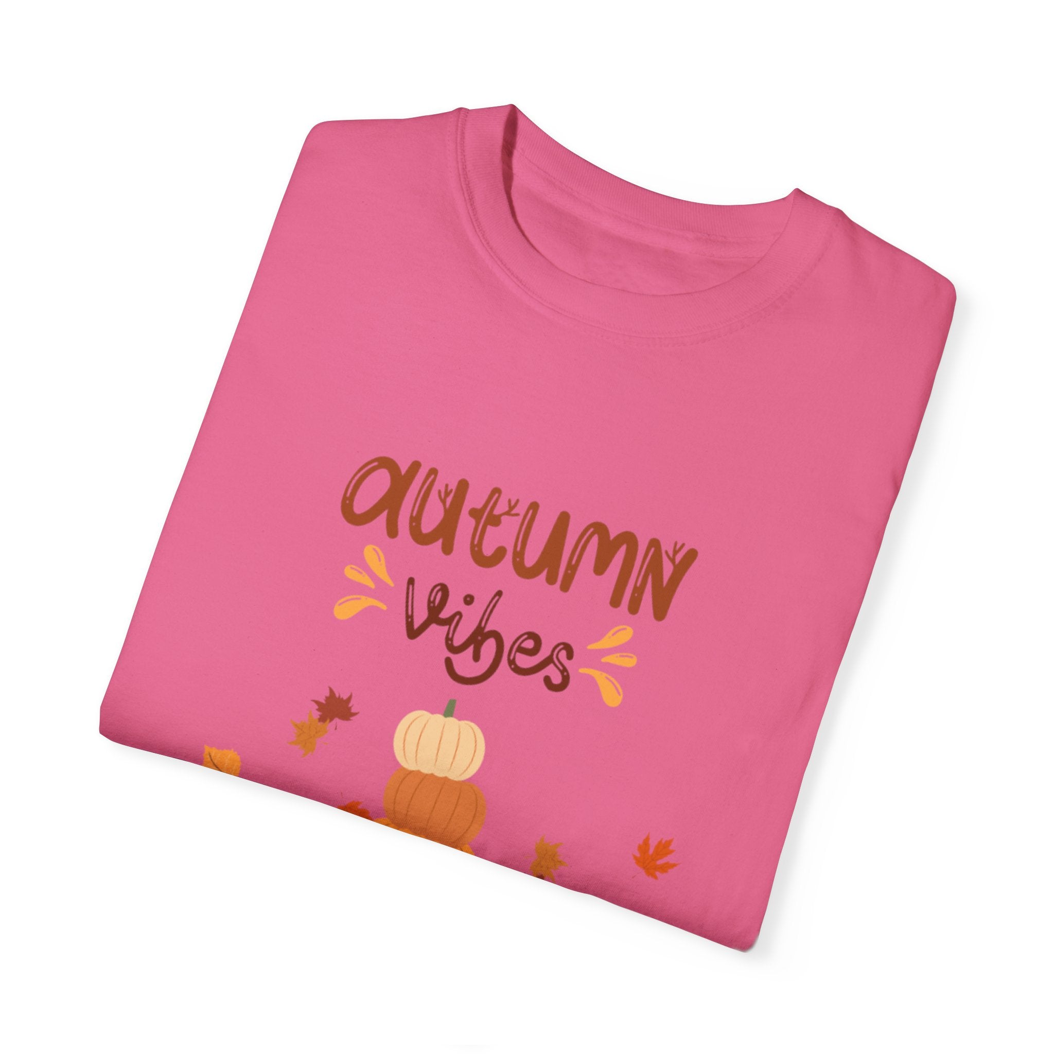 Autumn Vibes Unisex Garment-Dyed T-shirt