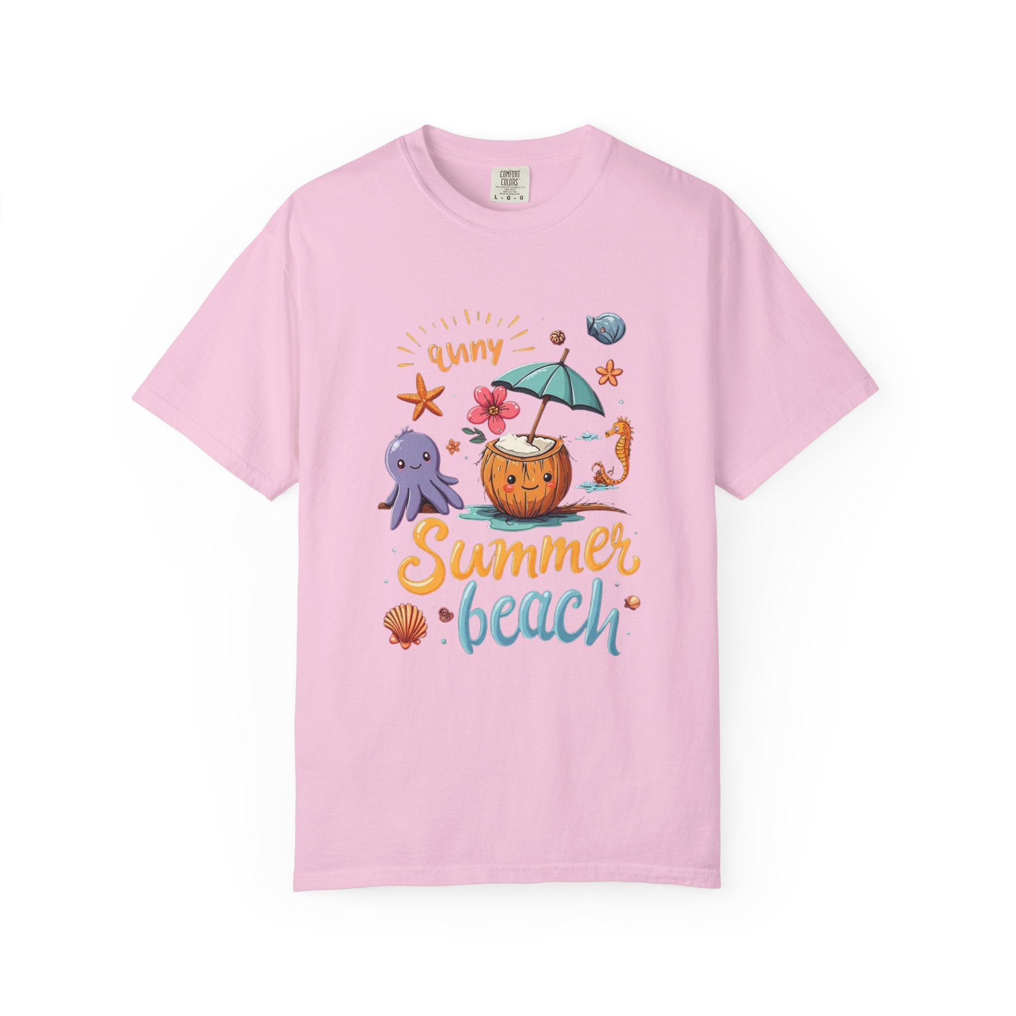 Sunny Summer Beach Fun Unisex T-shirt, Graphic Tee