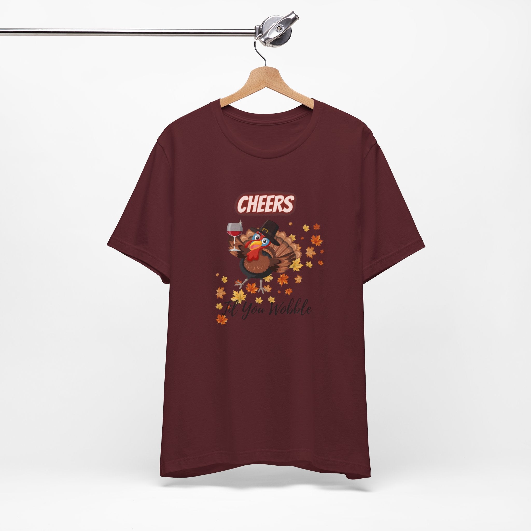 Cheers Til You Wobble Unisex Jersey Short Sleeve Tee