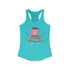 4th Of July Women's Ideal Racerback Tank