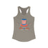 4th Of July Women's Ideal Racerback Tank