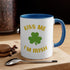Kiss Me I'm Irish Accent Coffee Mug, 11oz