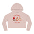 Gnome Best Wishes Women’s Cropped Hooded Sweatshirt