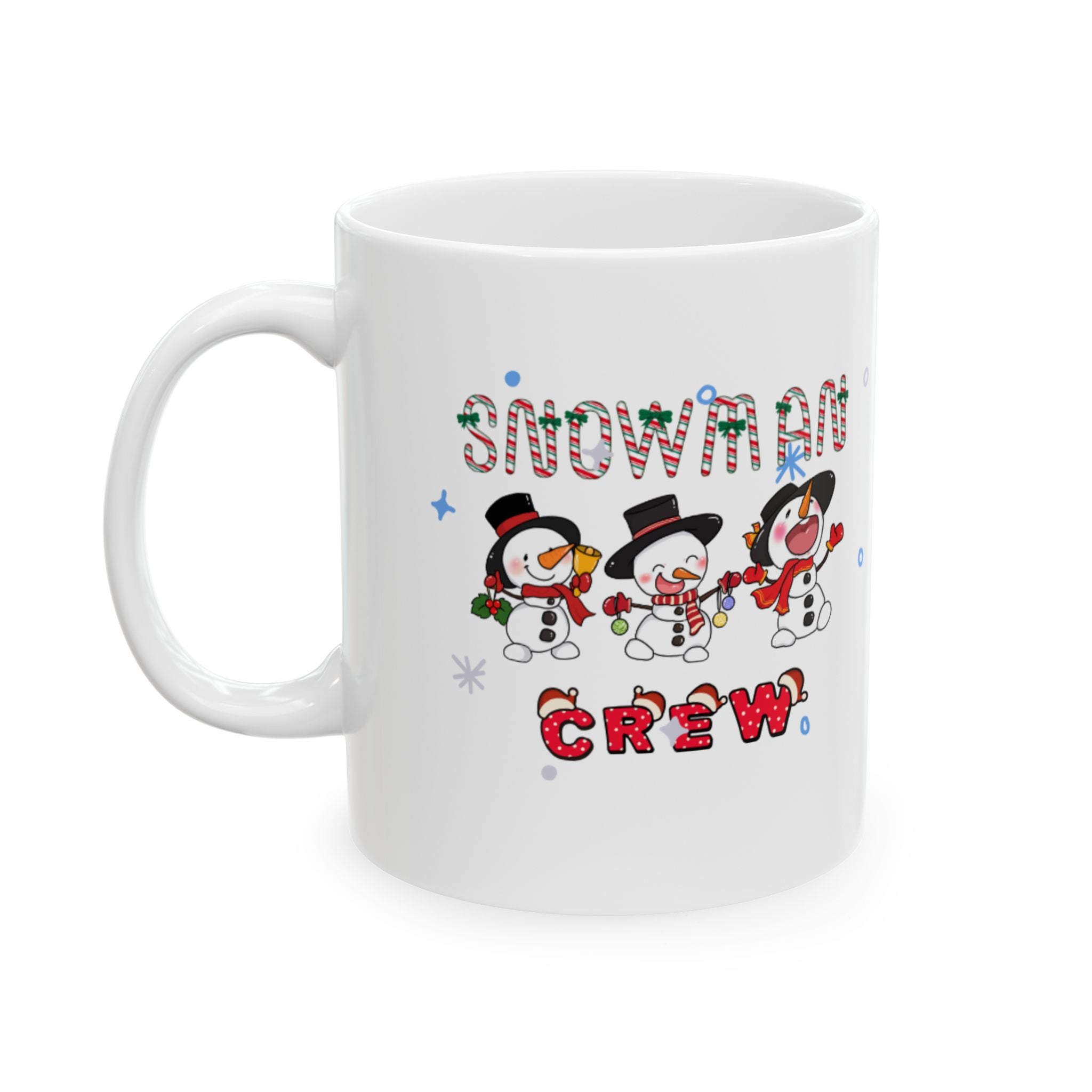 Snowman Crew Ceramic Mug, (11oz, 15oz)