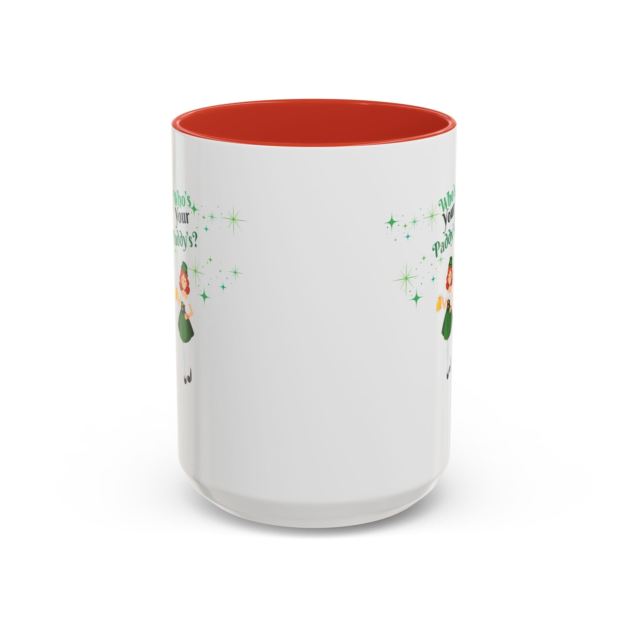Who's Your Paddy's? Accent Coffee Mug