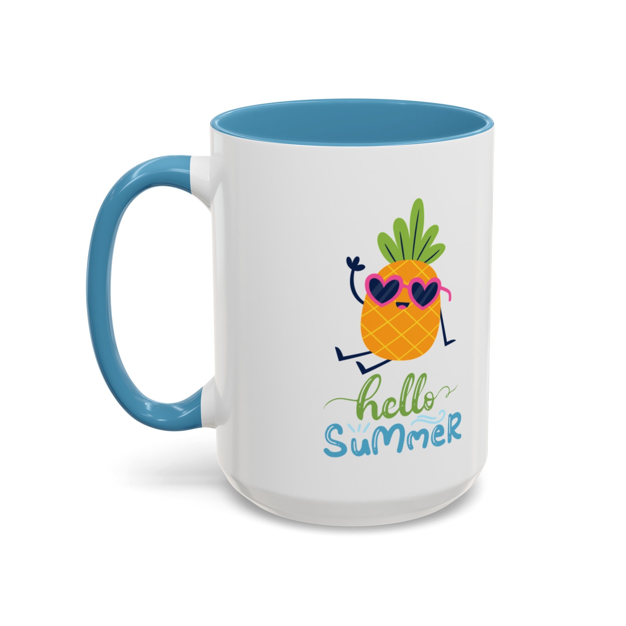 Hello Summer Fun Accent Coffee Mug (11, 15oz)