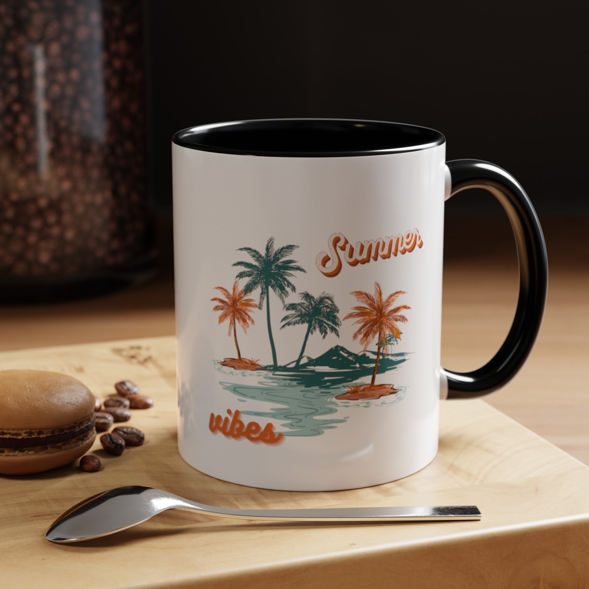 Summer Season Vibes Accent Coffee Mug (11, 15oz)