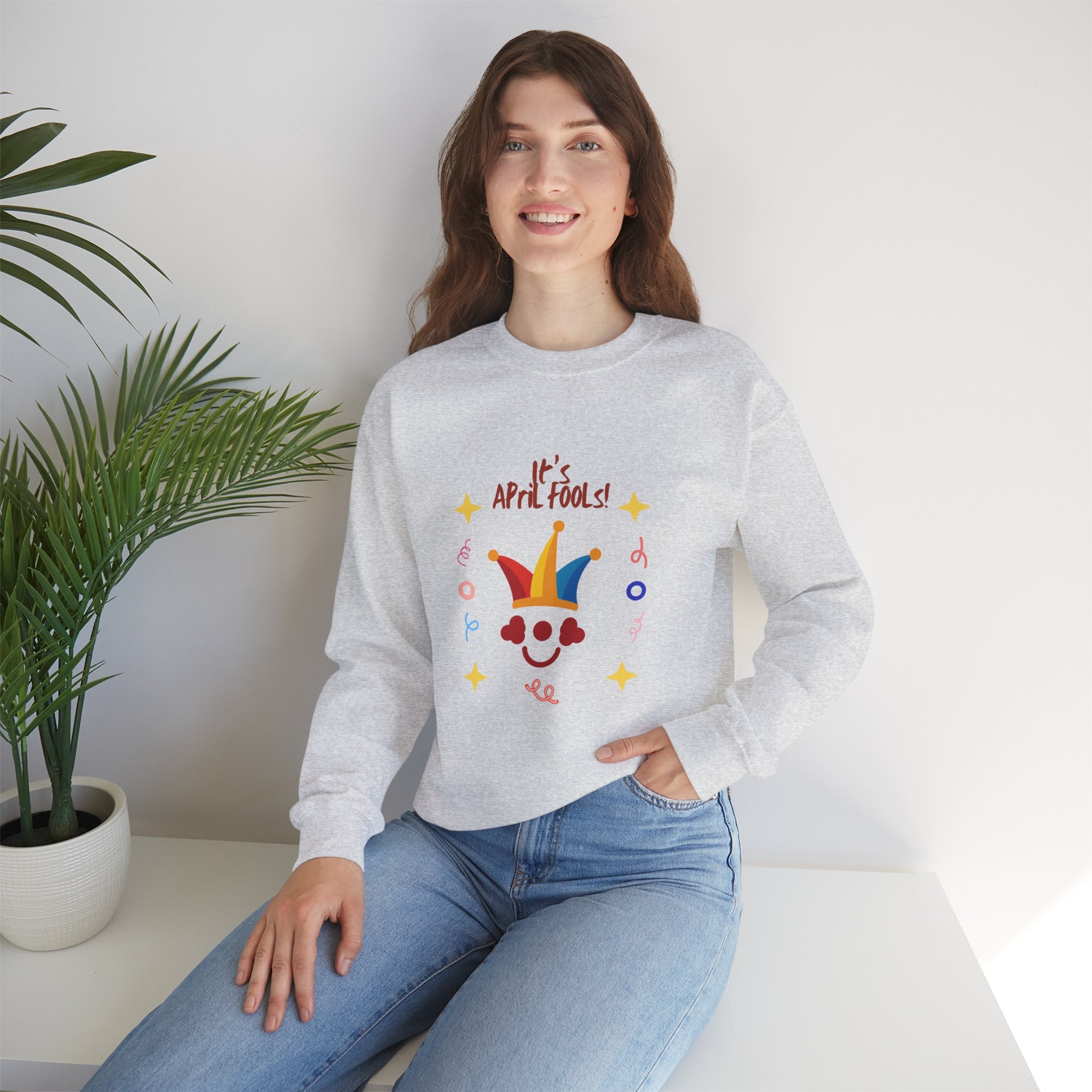 It's April Fools' Day! Unisex Heavy Blend™ Crewneck Sweatshirt
