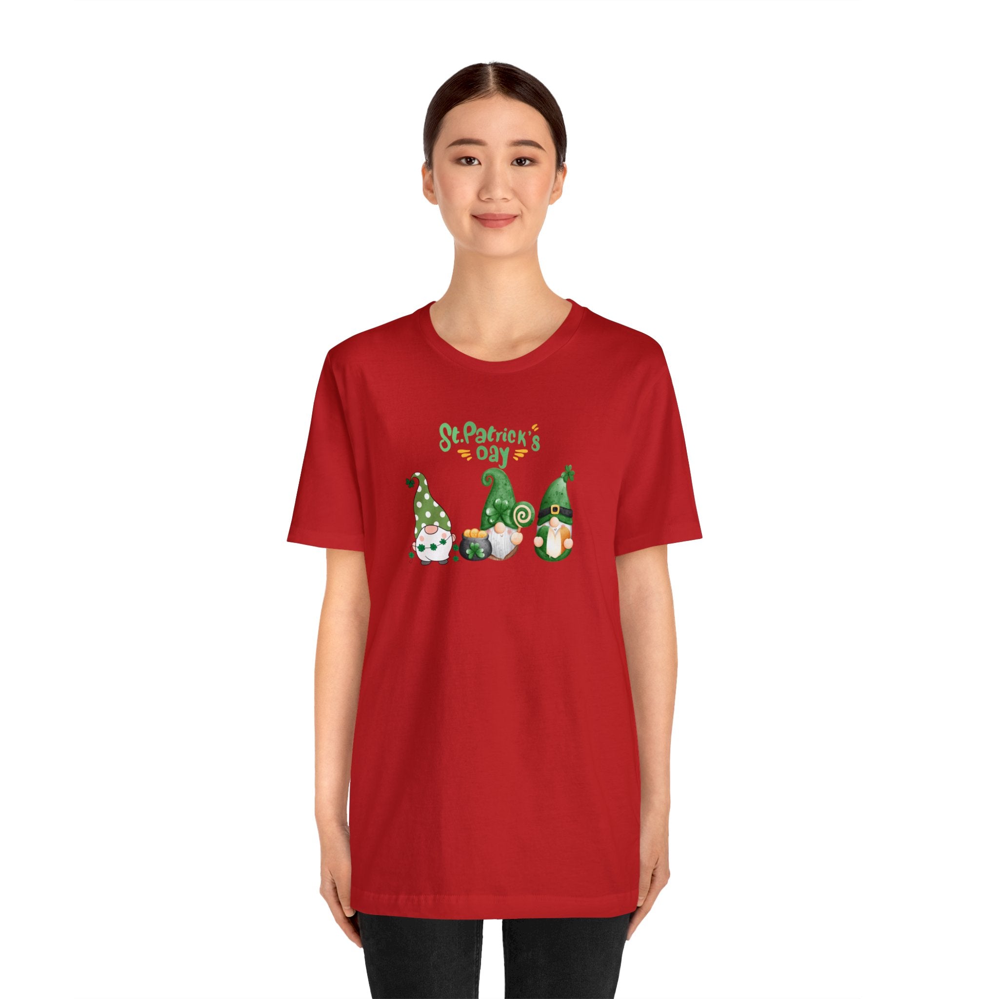 St. Patty's Day Gnome Unisex Jersey Short Sleeve Tee