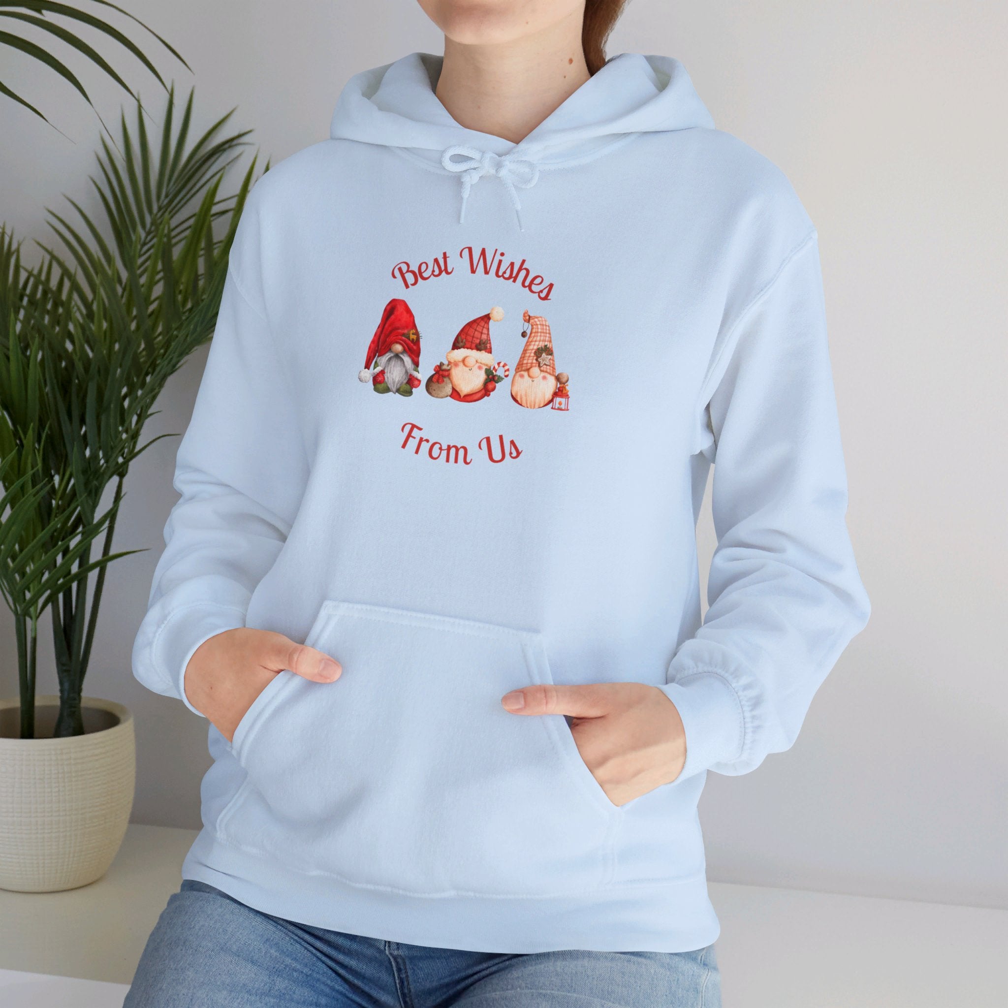 Gnome Best Wishes Unisex Heavy Blend™ Hooded Sweatshirt
