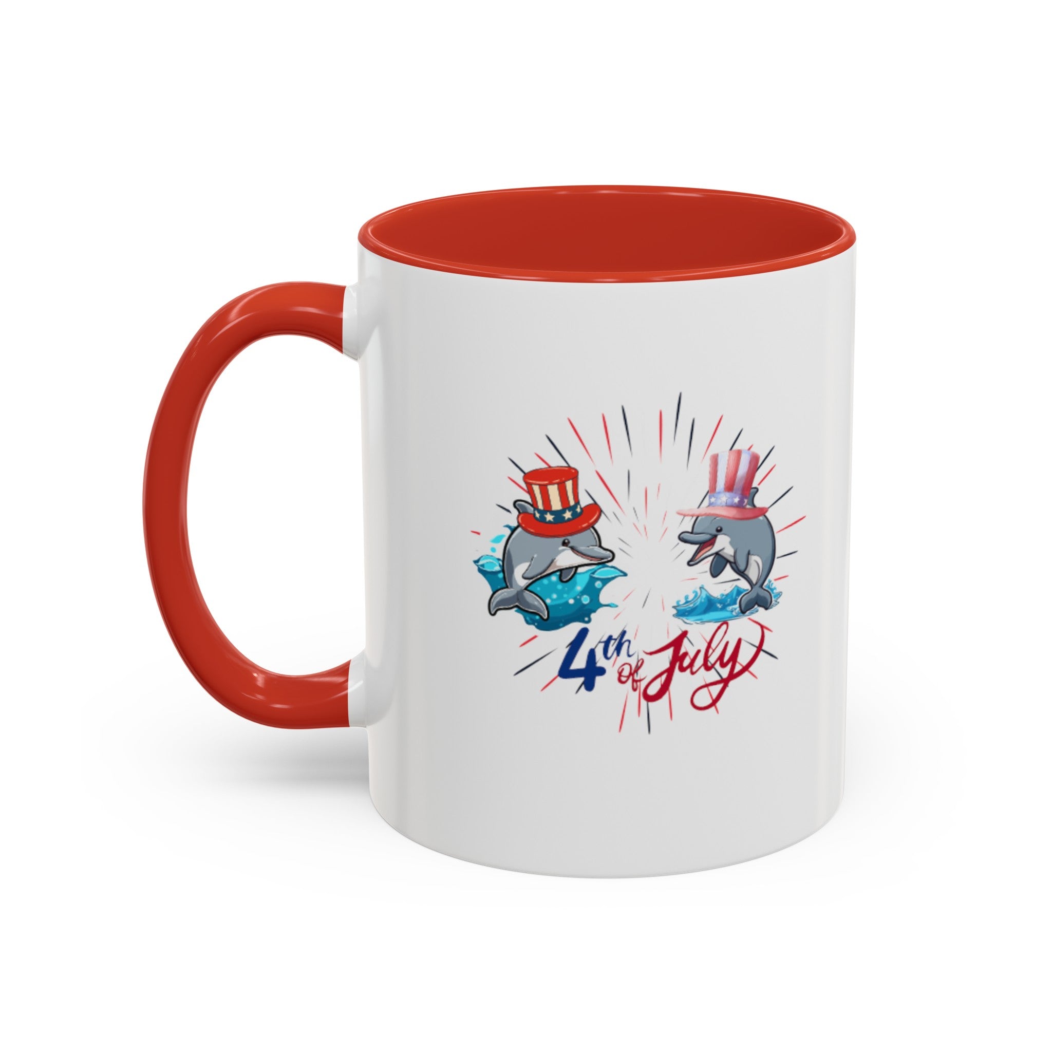 Splash 4th Of July Accent Coffee Mug (11, 15oz)