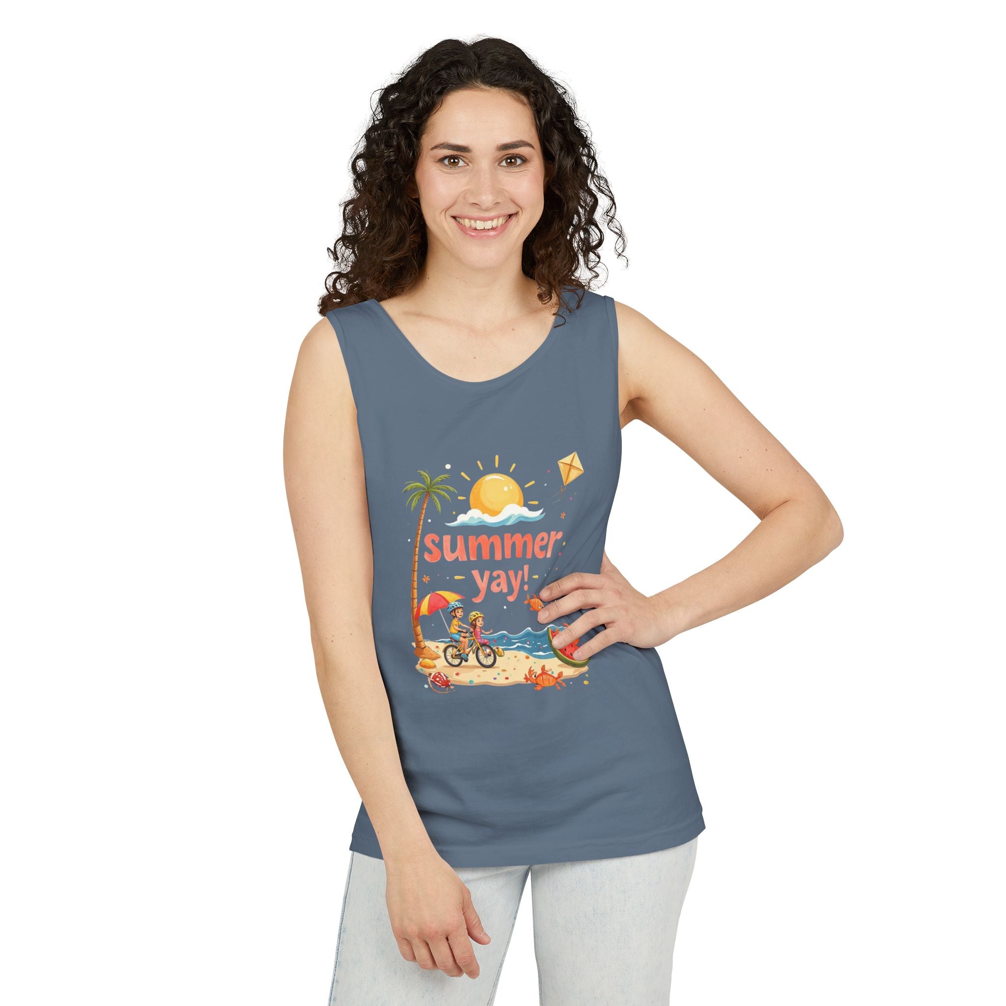 Summer Yay! Unisex Tank Top