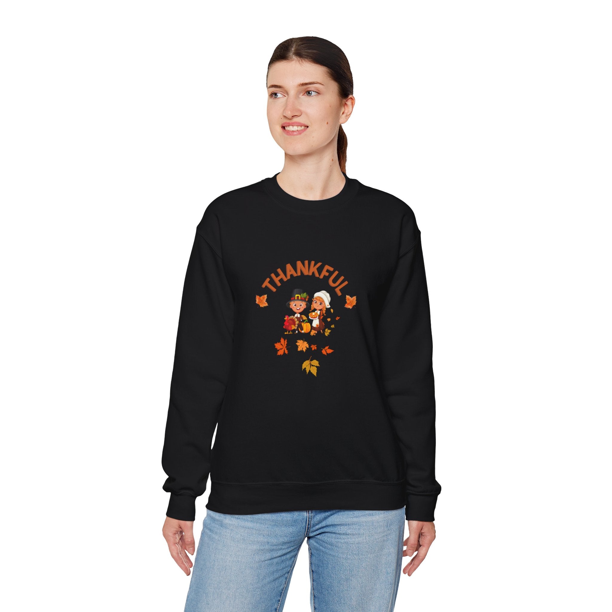 Pilgrims Turkey Day Unisex Heavy Blend™ Crewneck Sweatshirt