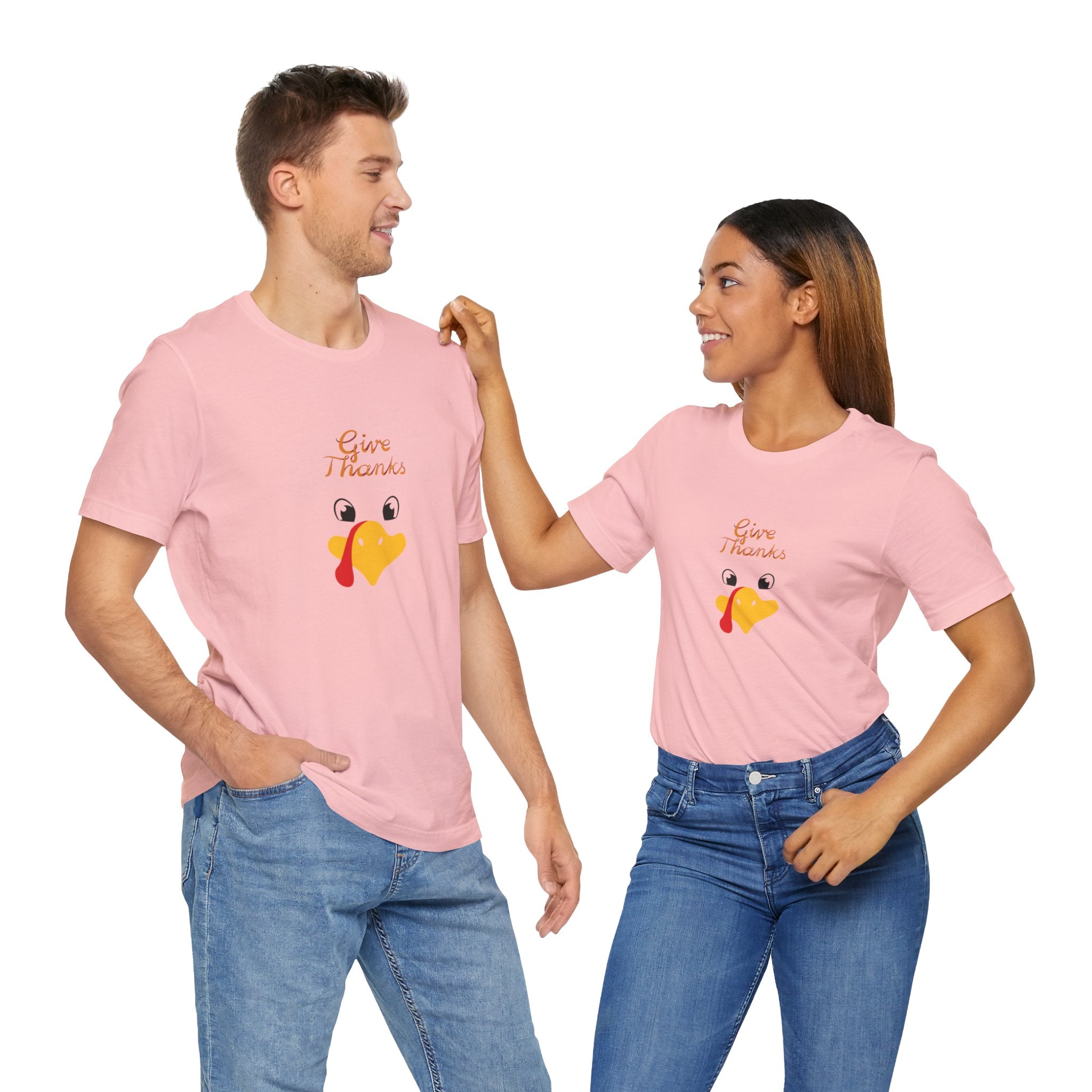 Give Thanks Unisex Jersey Short Sleeve Tee