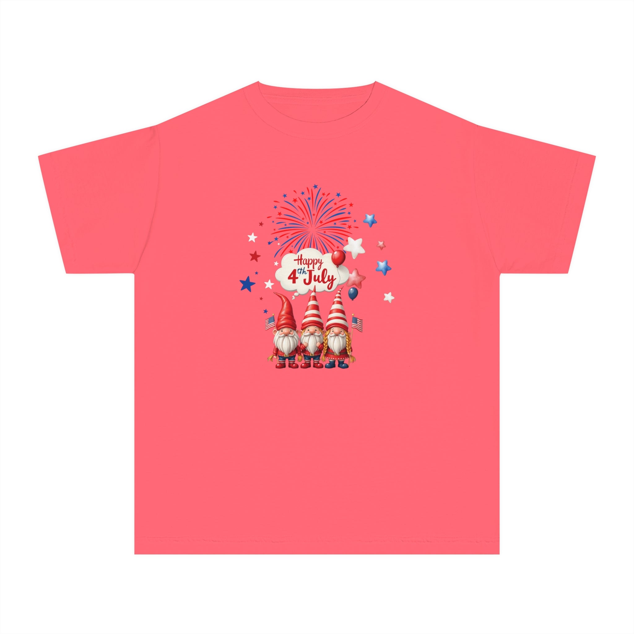 Gnome 4th of July Youth Midweight Tee